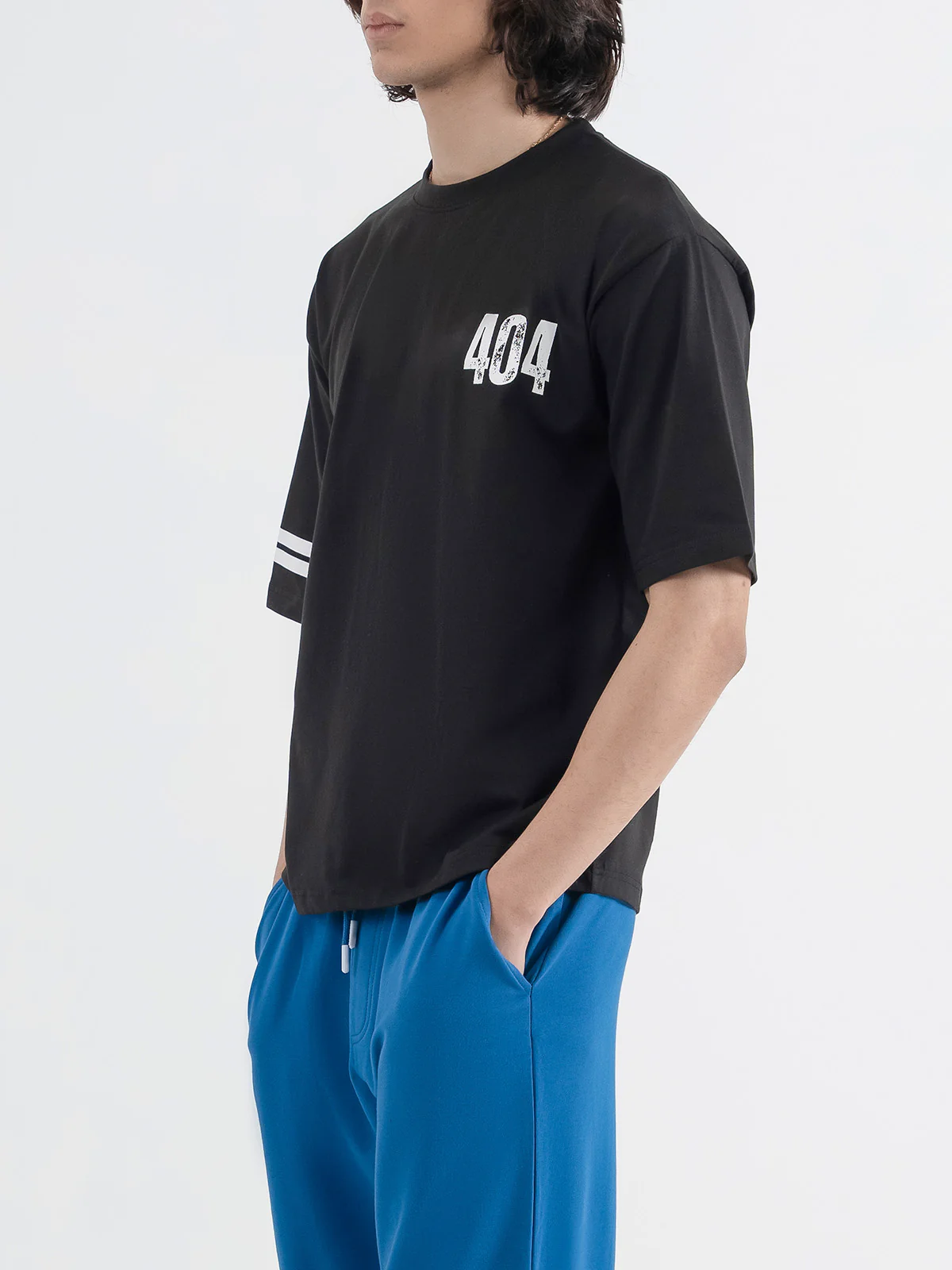 "AALIY" Graphic Drop Shoulder T-Shirt - Image 4
