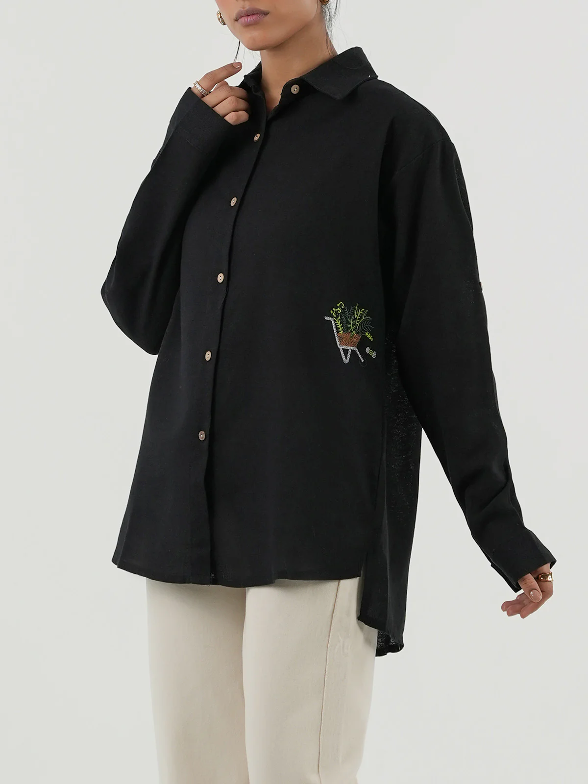 "ABEBA" Casual Regular Fit Top - Image 3