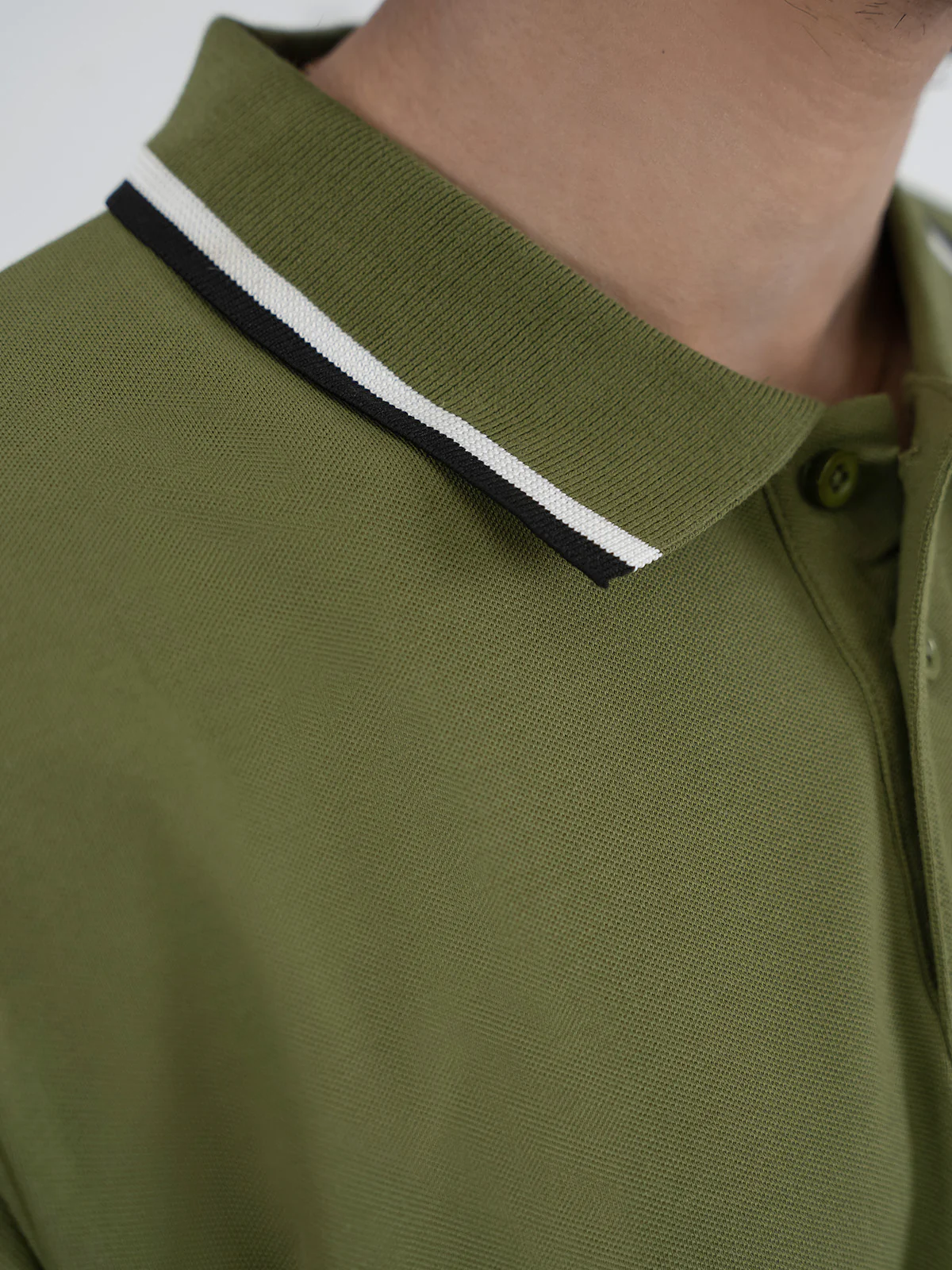 "ABELLE" Regular Fit Pique Polo Shirt - Image 3