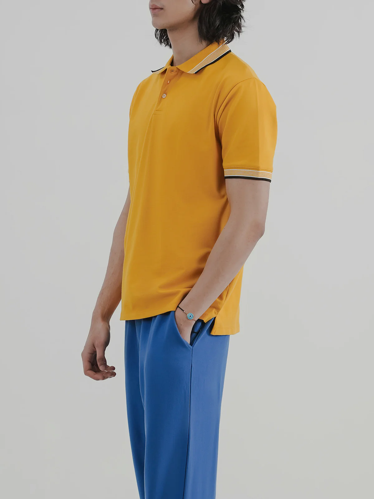 "ABELLE" Regular Fit Pique Polo Shirt - Image 2