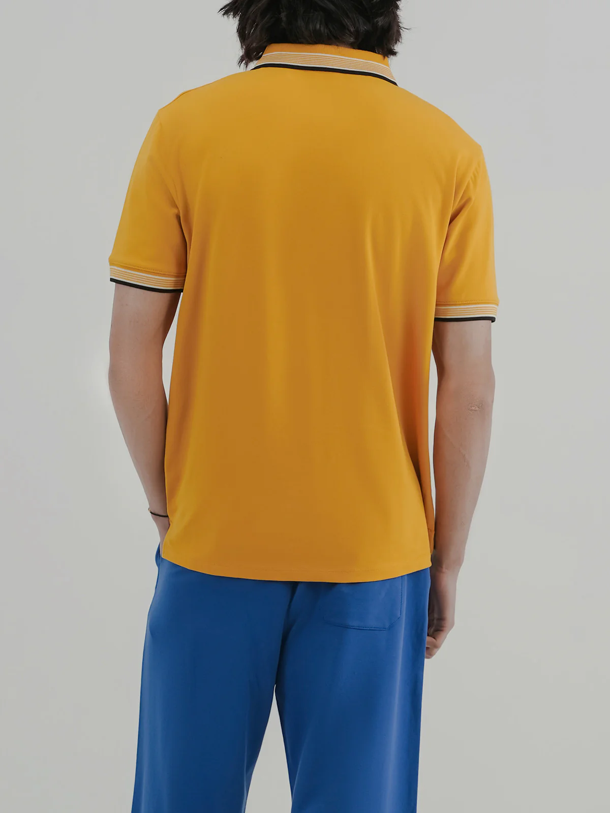 "ABELLE" Regular Fit Pique Polo Shirt - Image 5