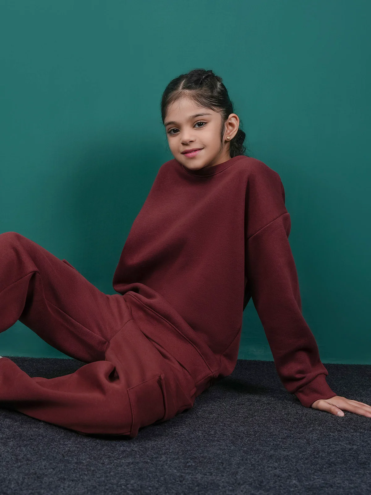"ABIHAIL" Warm Regular Fit Fleece Track Suit - Image 3