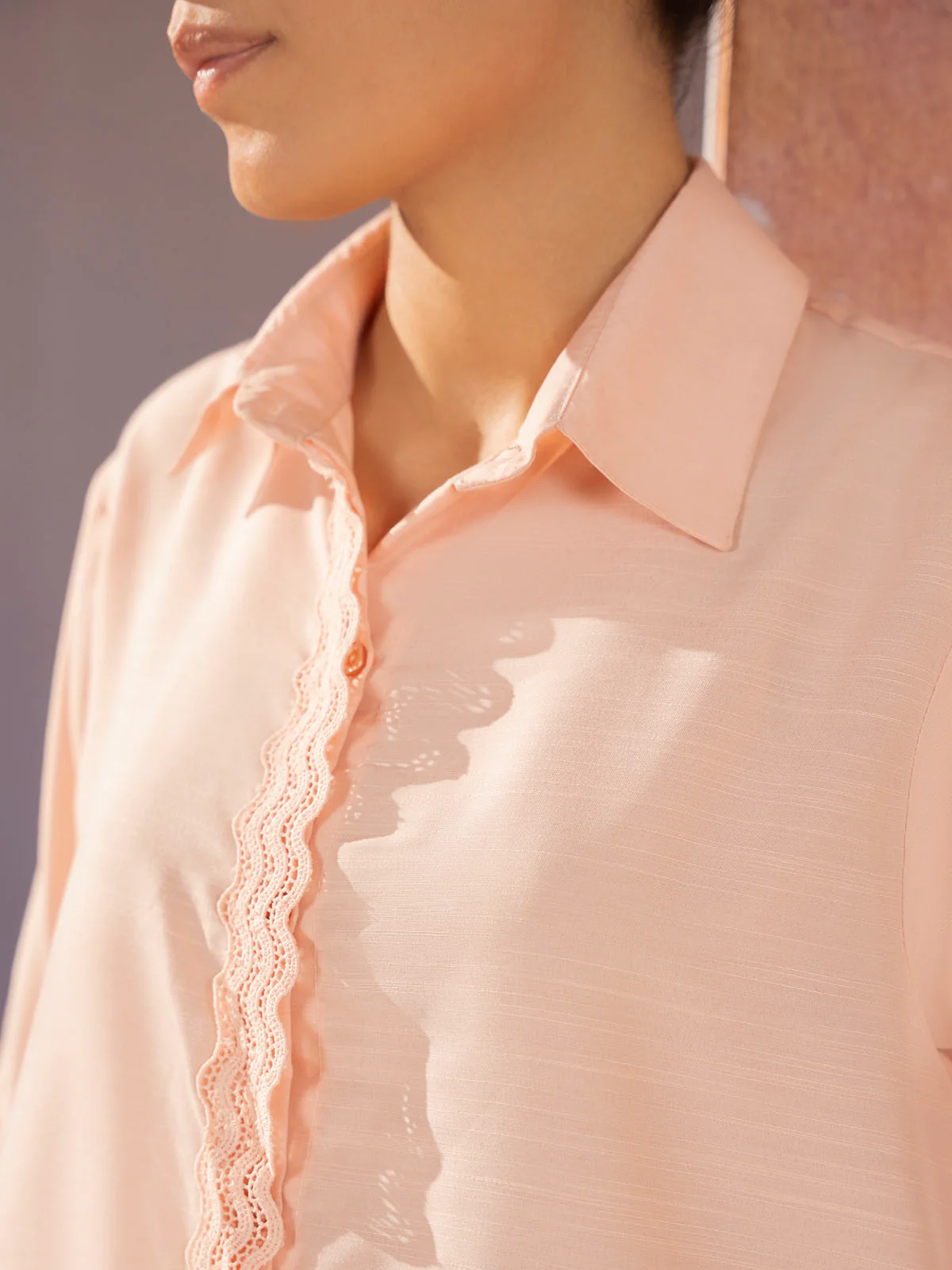 "ABRISH" Basic Regular Fit Cotton Top - Image 4