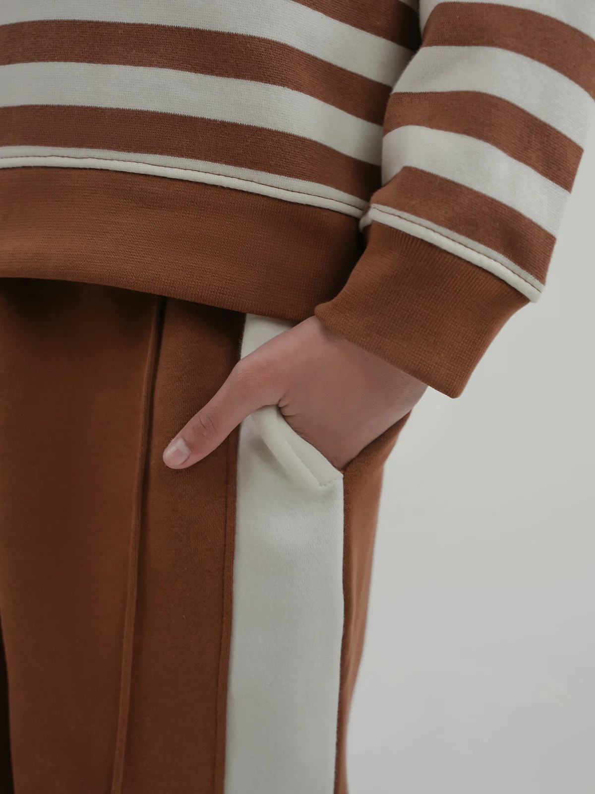 "ADENIYI" Casual Basic Fleece Track Suit - Image 5