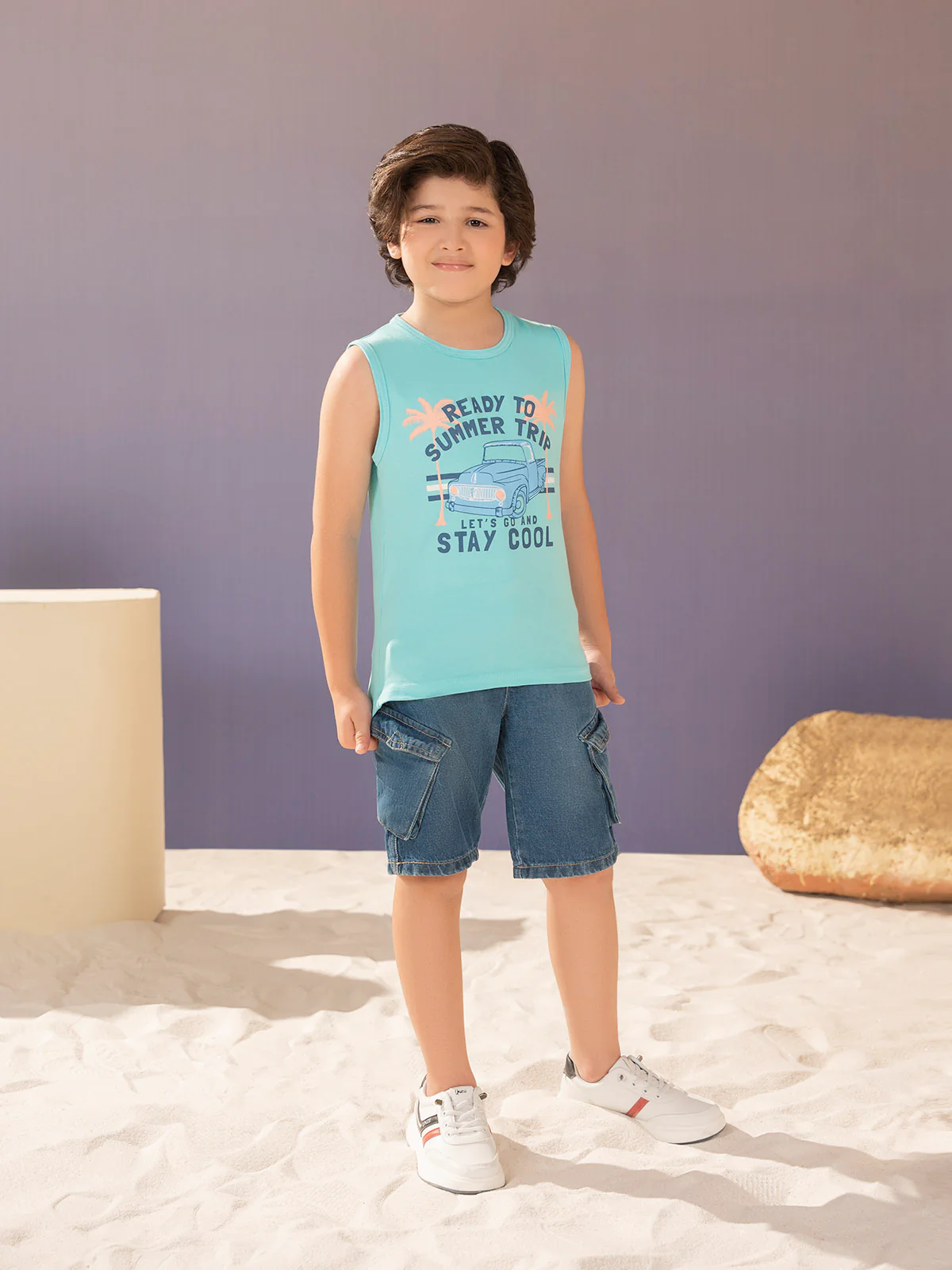 "ADEYA" Basic Graphic Tank Top