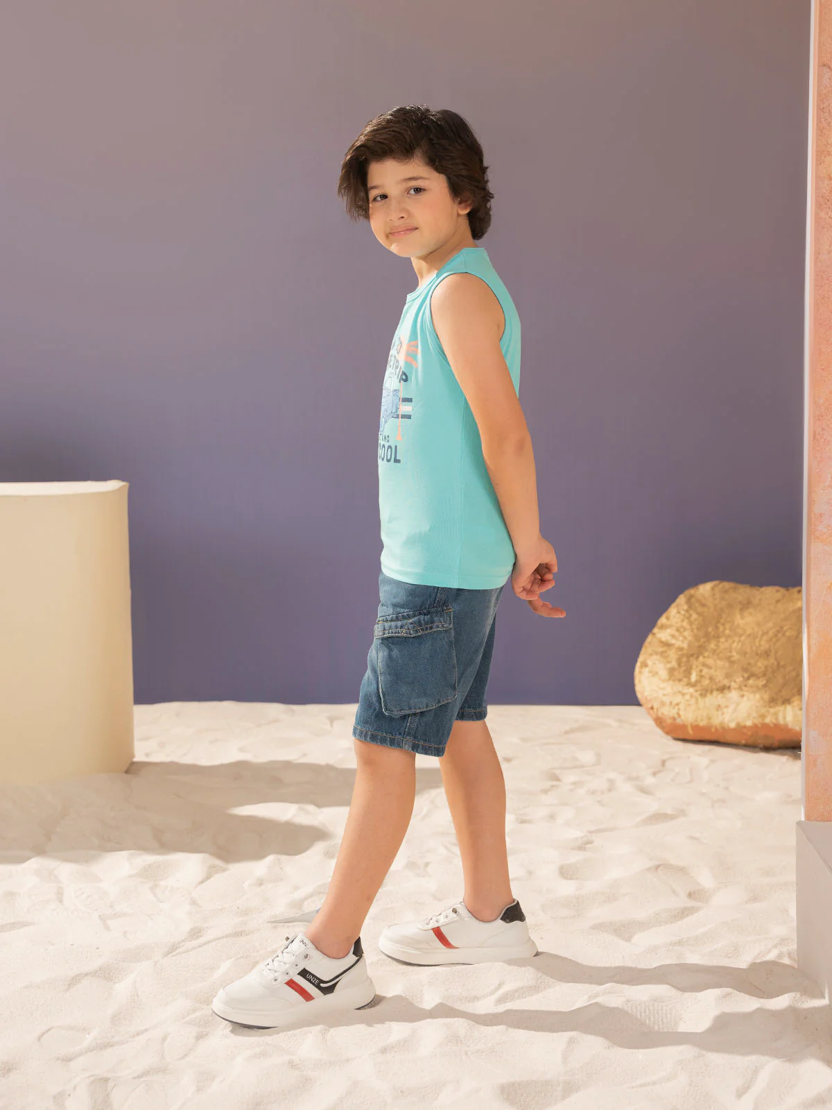 "ADEYA" Basic Graphic Tank Top - Image 2