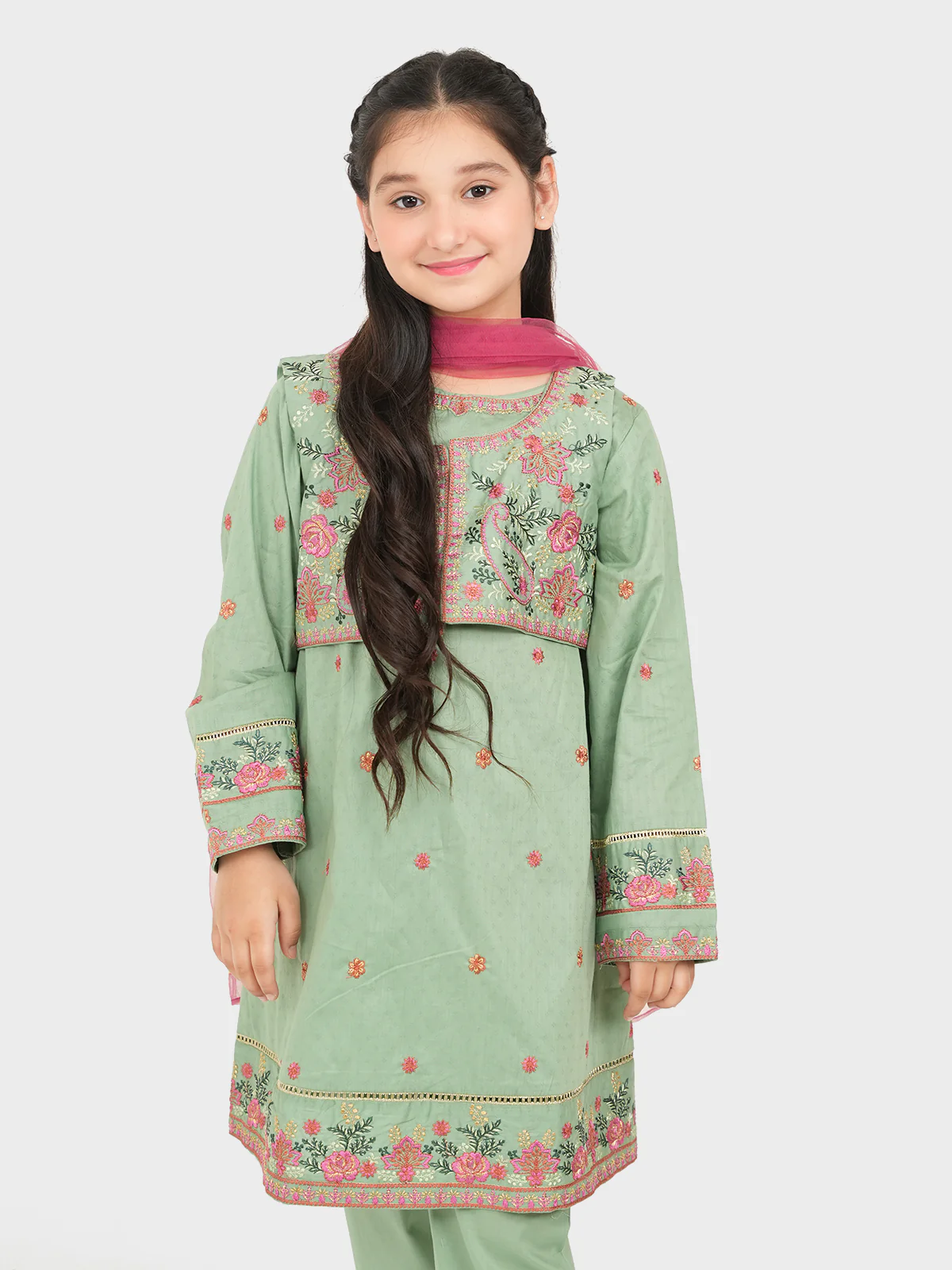 "AHIT" Formal Lawn Three Piece Suit - Image 3
