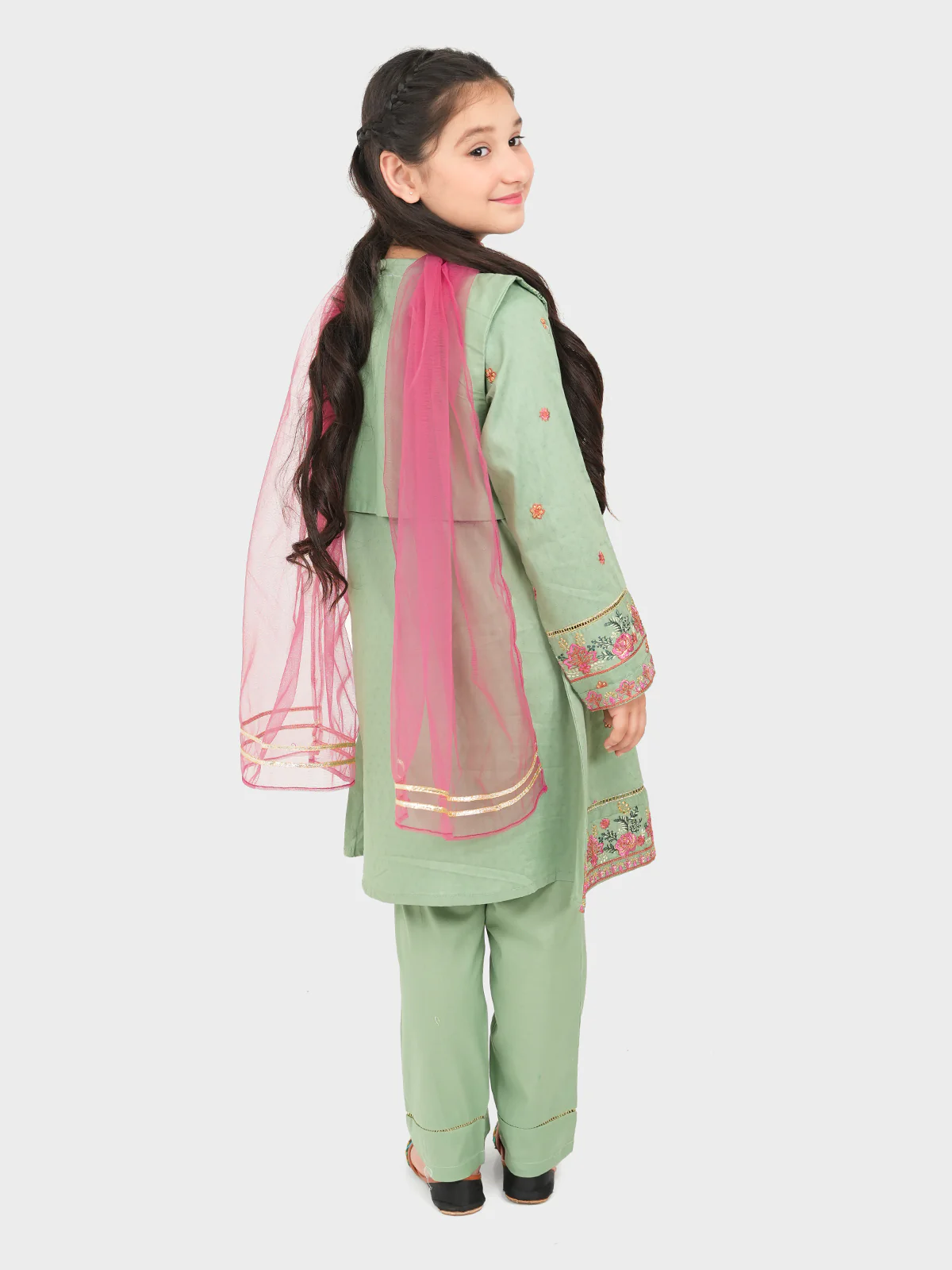 "AHIT" Formal Lawn Three Piece Suit - Image 4