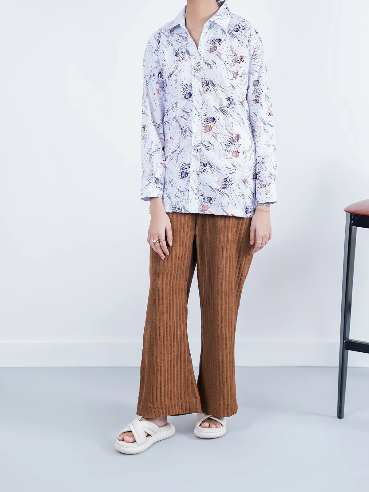 "AINHOA" Regular Fit Woven Trouser - Image 2