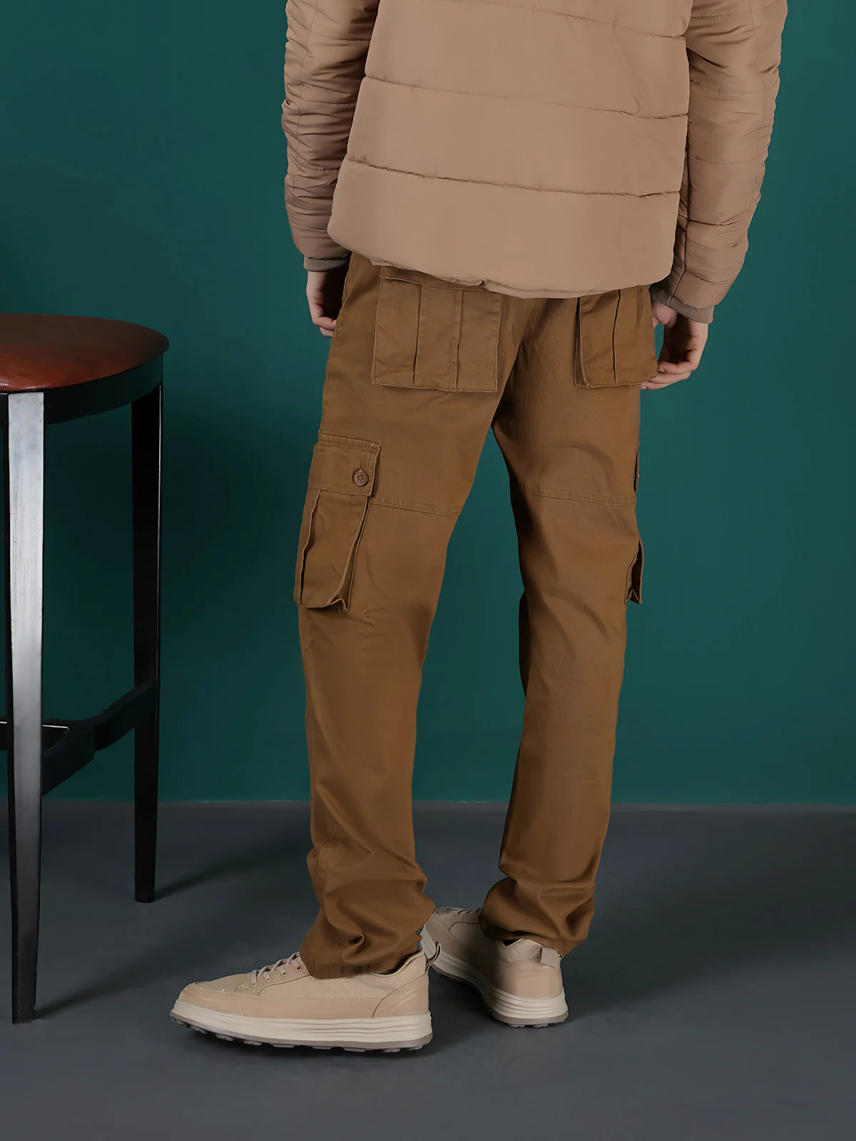"AINSLEY" Woven Cargo Twill Trousers - Image 4
