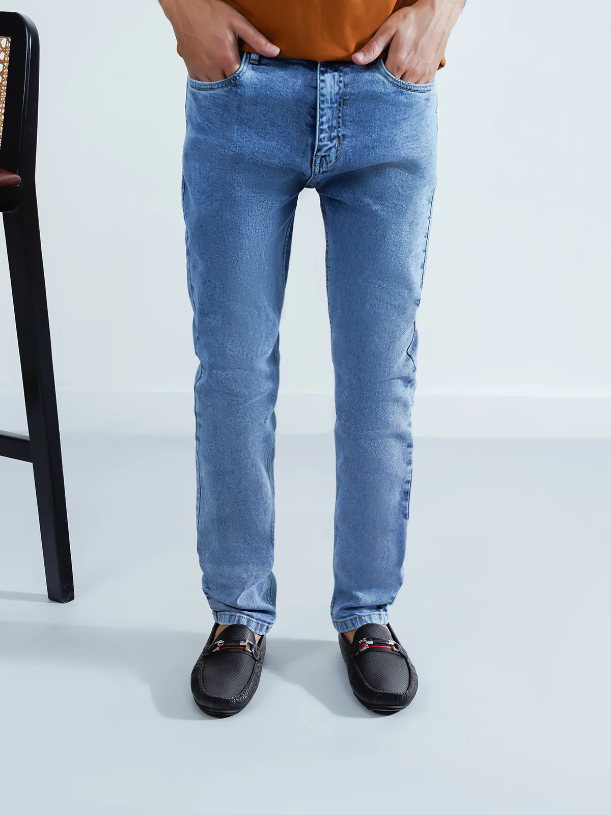 "AIRI" Casual Slim Fit Denim Jeans