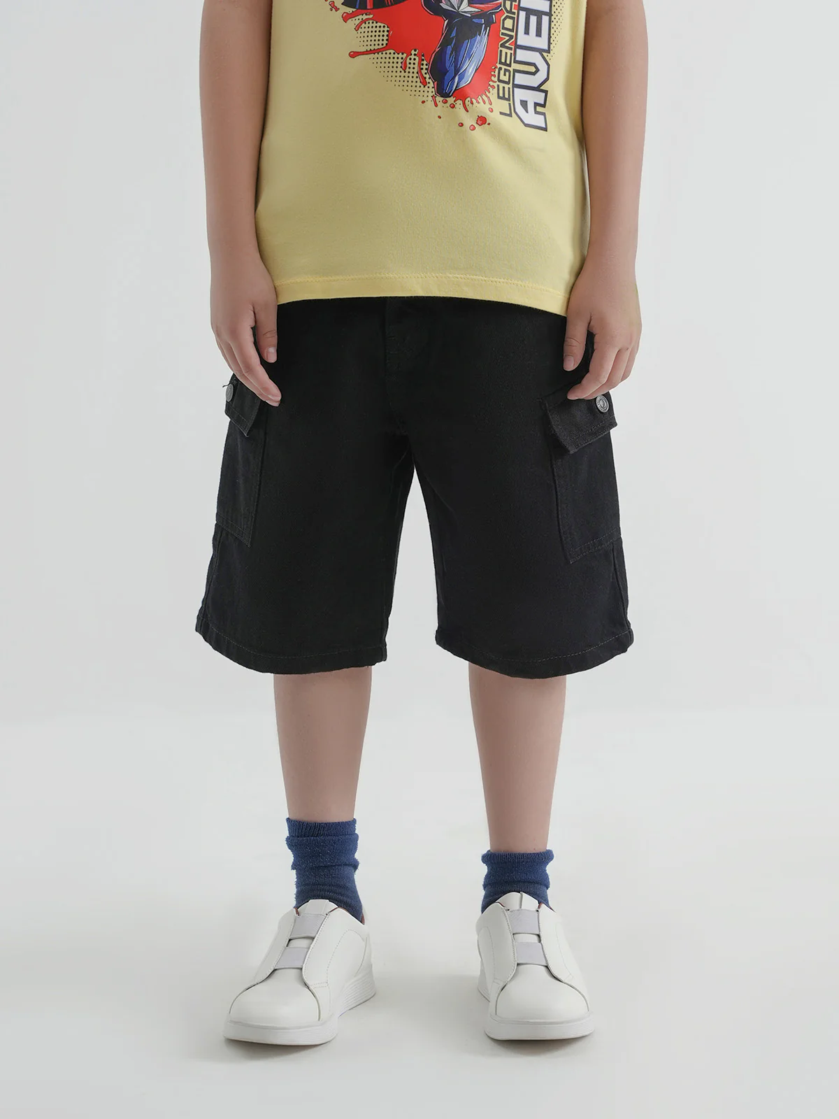 "AITLYN" Cargo Fit Denim Shorts