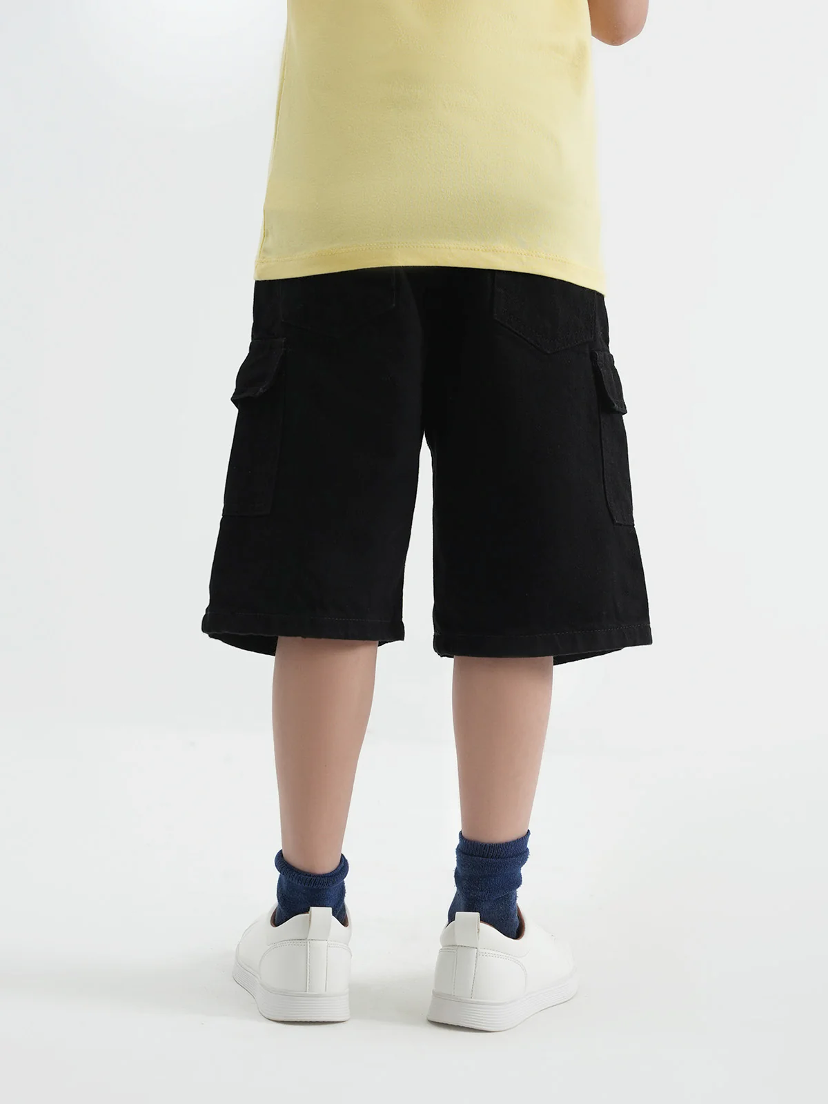 "AITLYN" Cargo Fit Denim Shorts - Image 4