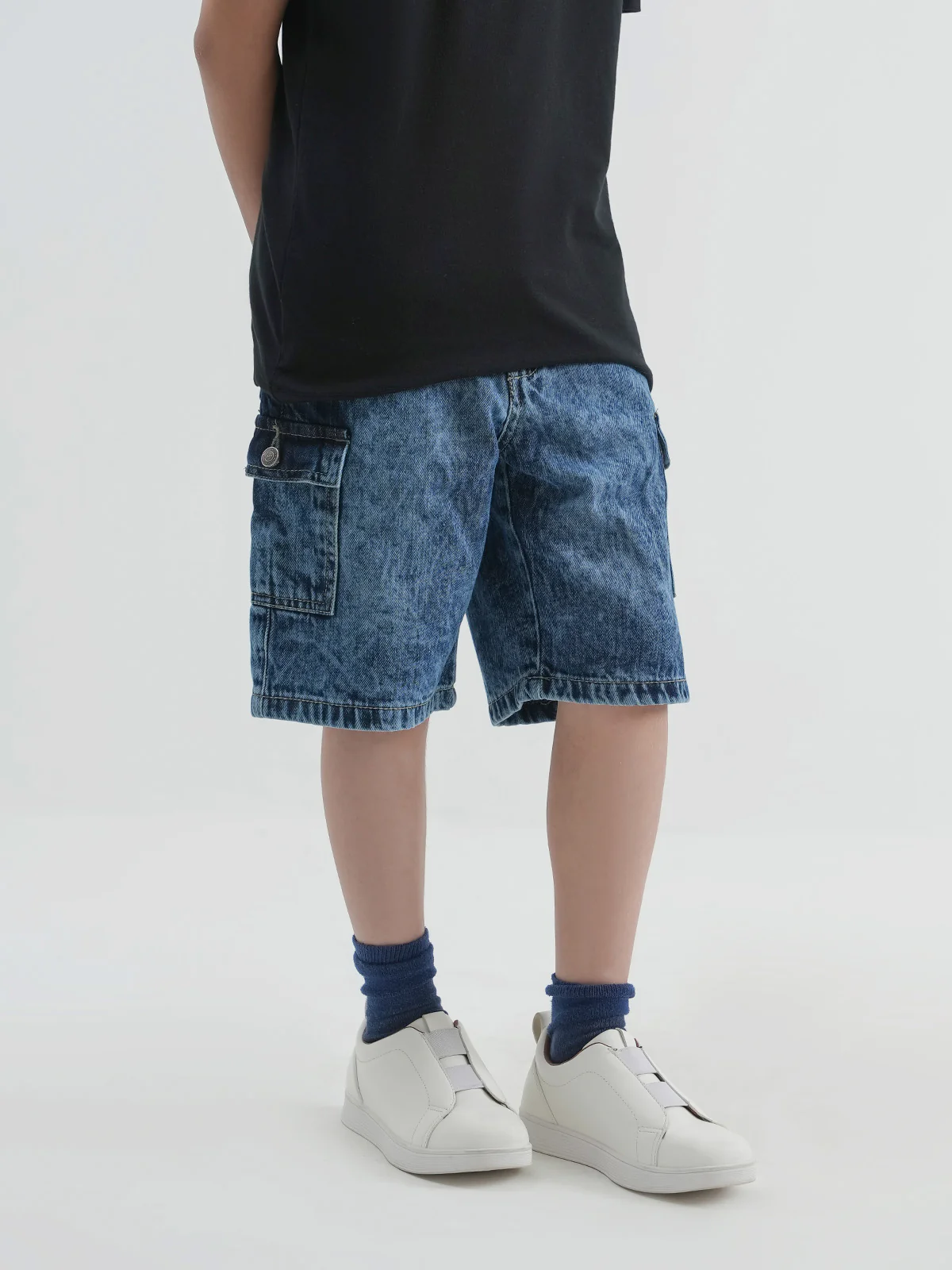"AITLYN" Cargo Fit Denim Shorts
