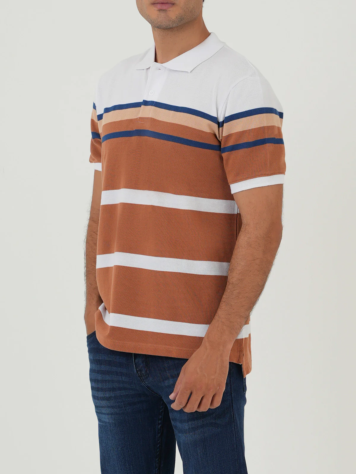 "AIVAR" Comfort Regular Fit Polo Shirt - Image 3