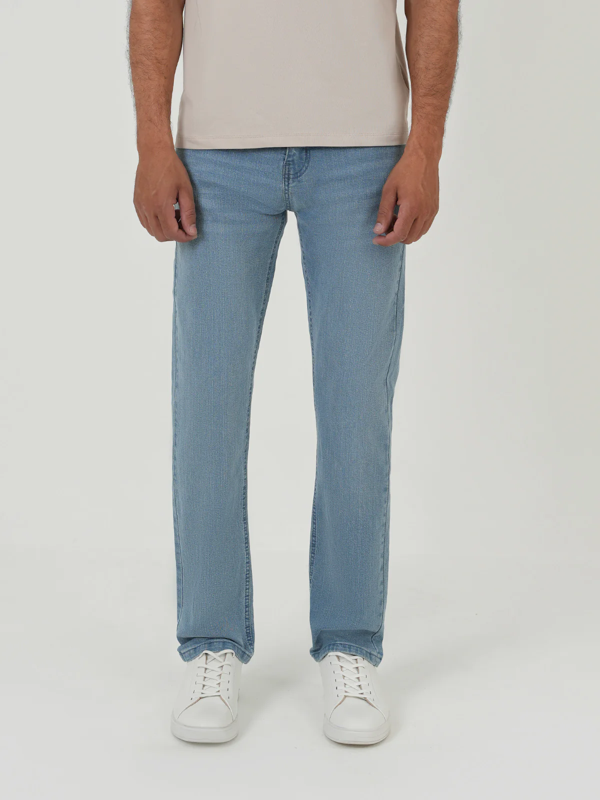 "AKIHIKO" Casual Straight-Fit Denim Jeans