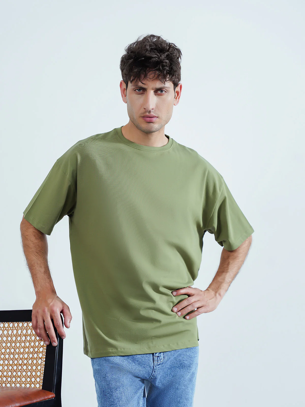 "ALAINA" Comfort Drop Shoulder T-Shirt - Image 2