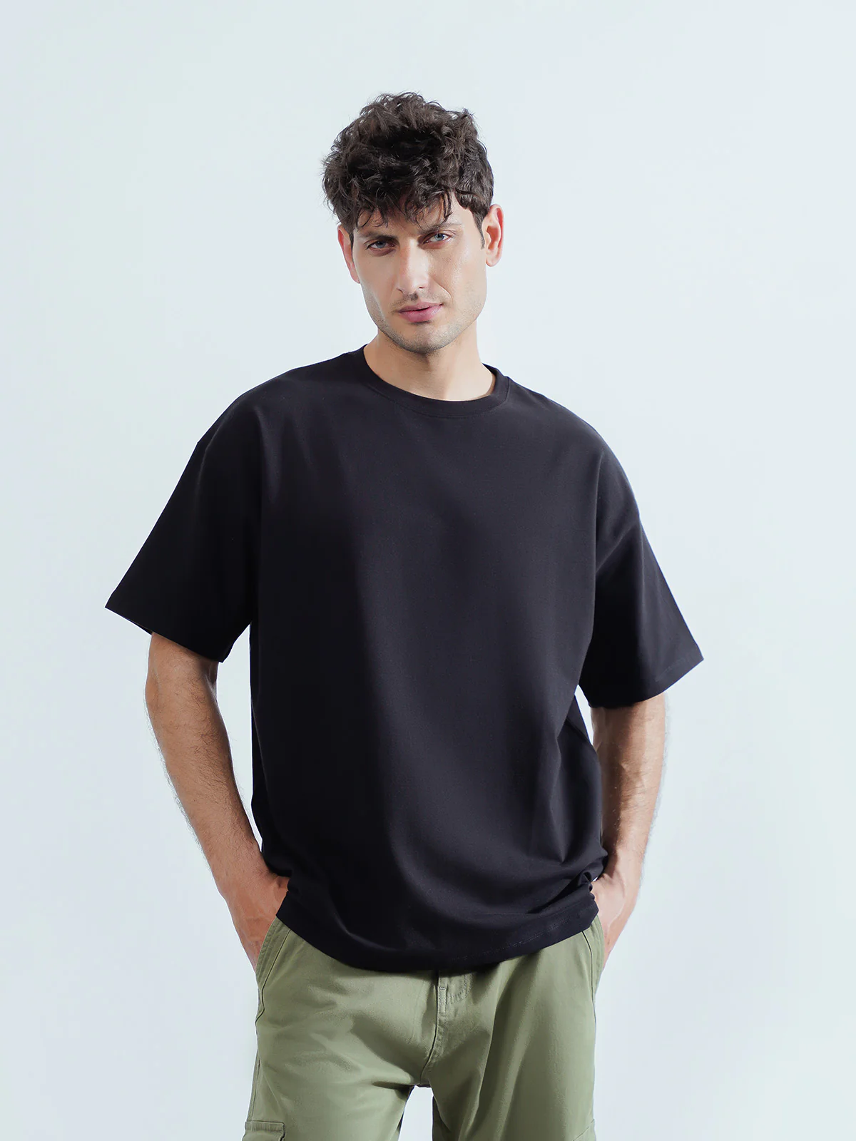 "ALAINA" Comfort Drop Shoulder T-Shirt - Image 2