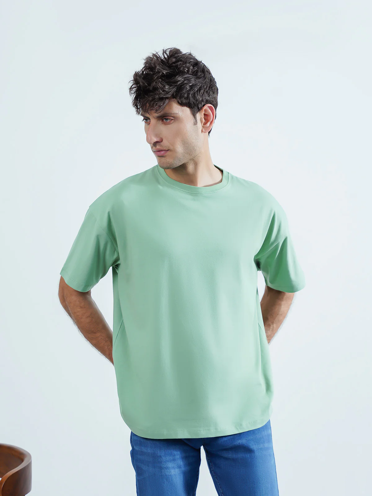 "ALAINA" Comfort Drop Shoulder T-Shirt - Image 2