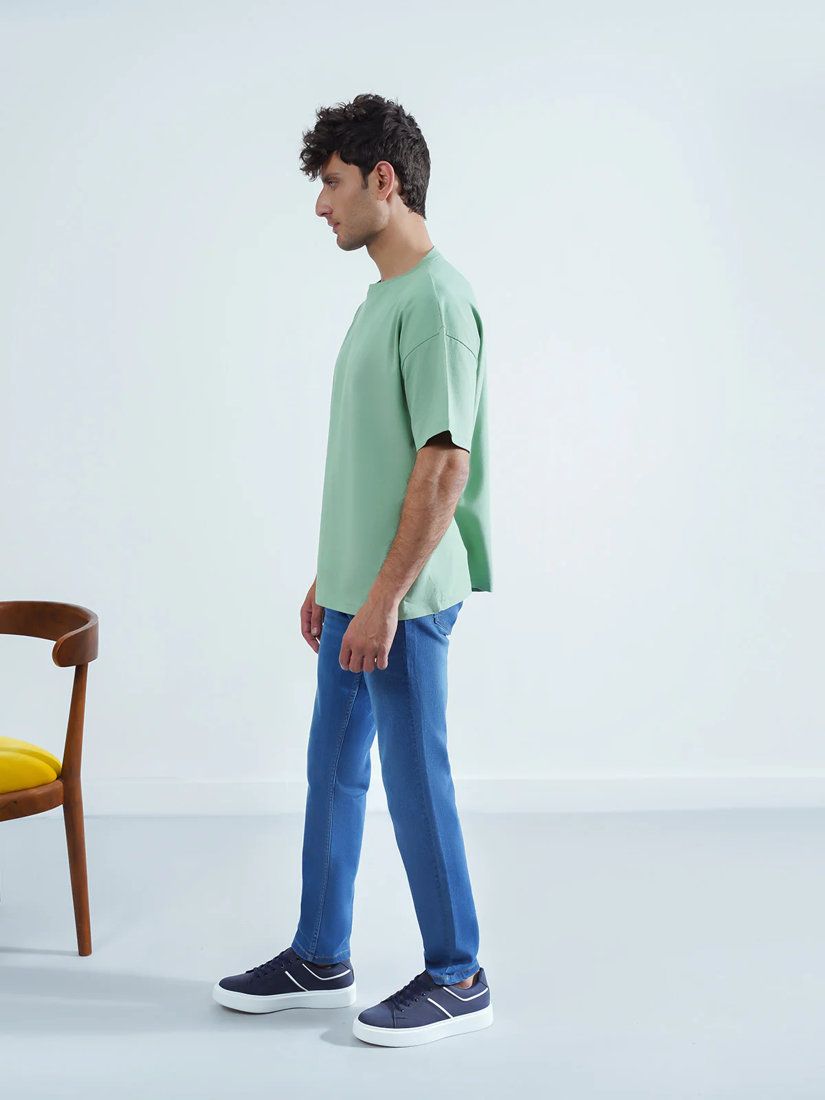 "ALAINA" Comfort Drop Shoulder T-Shirt - Image 3
