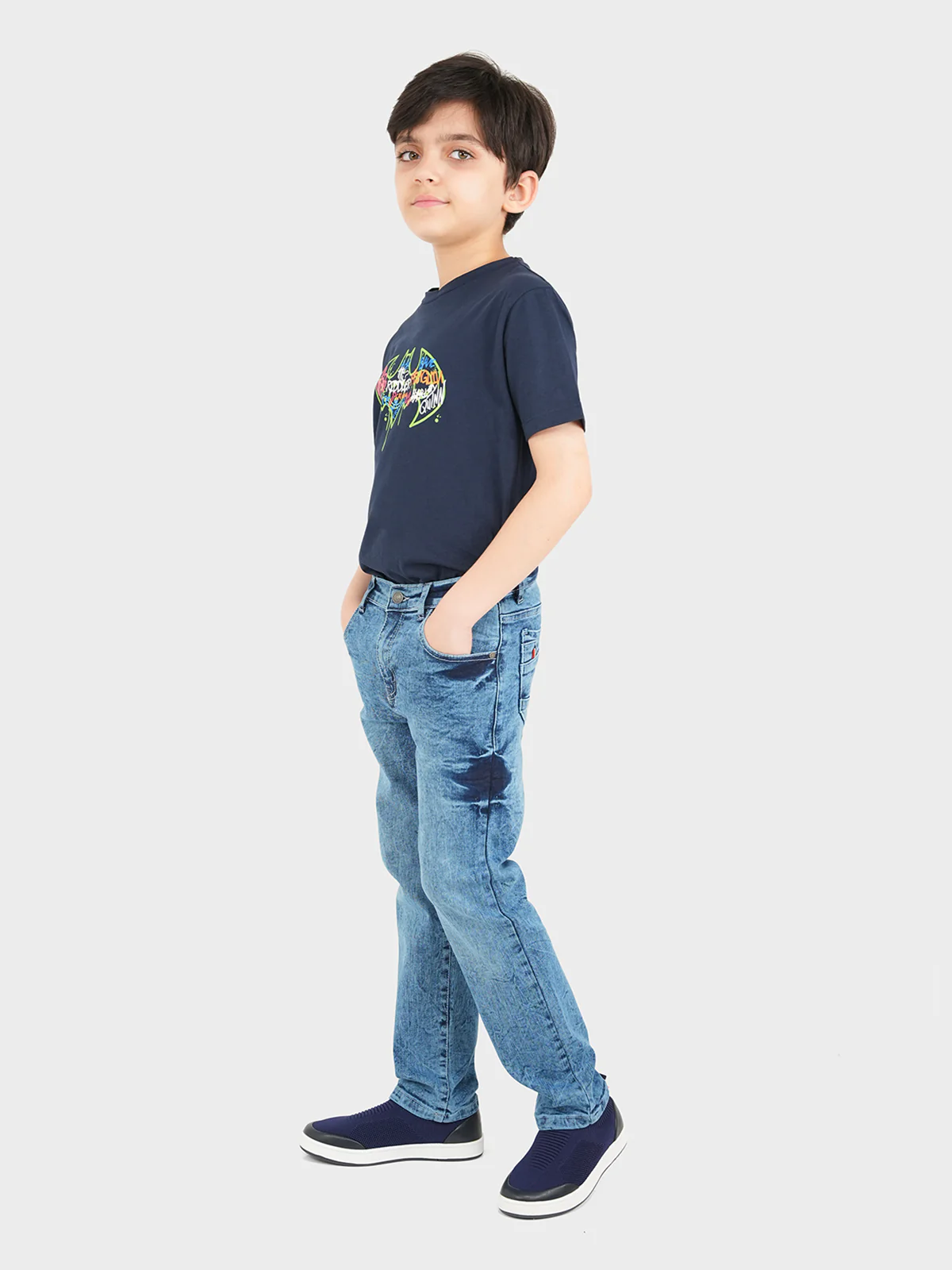 "ALAQUA" Causal Denim Pant - Image 2