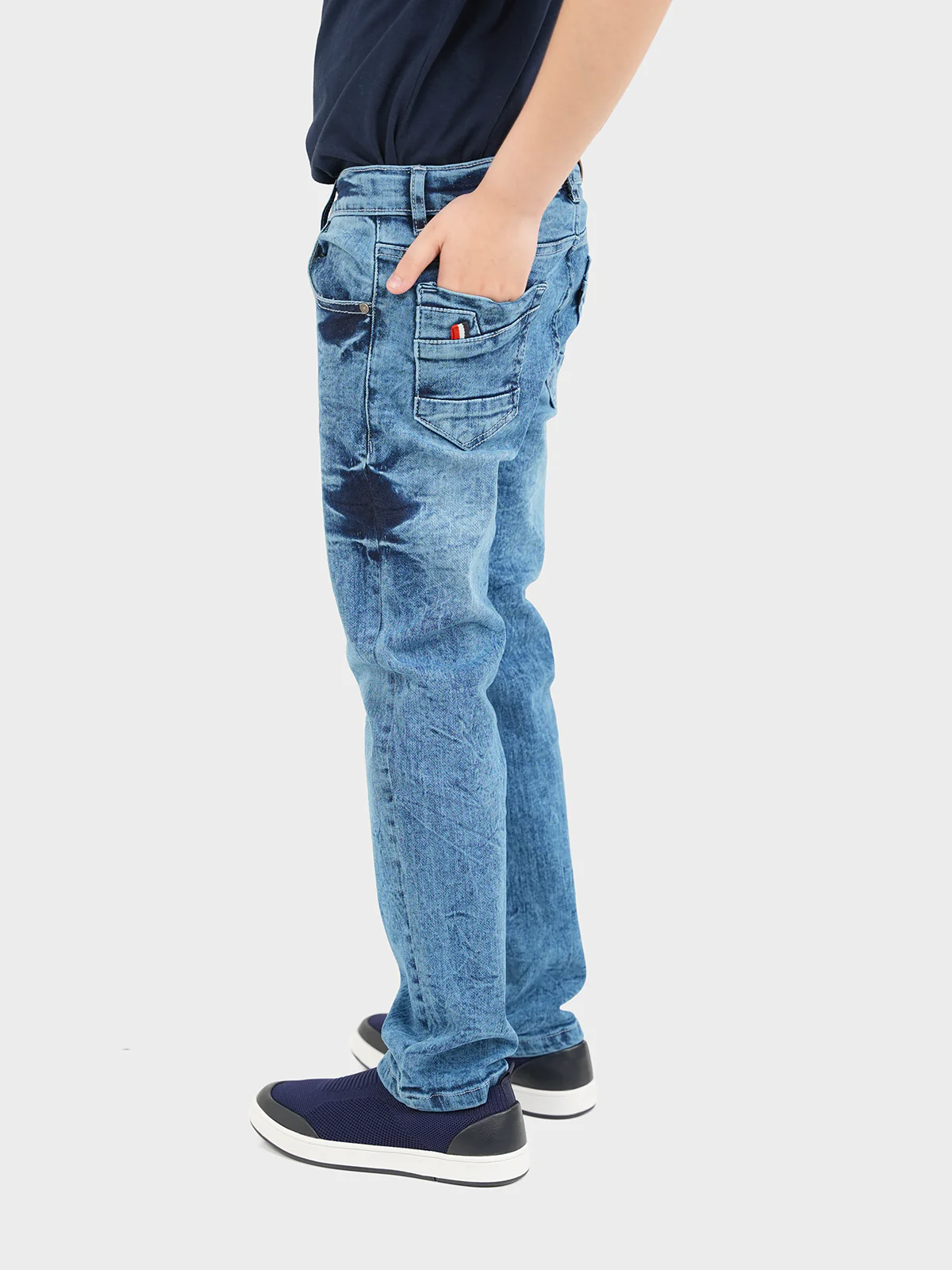 "ALAQUA" Causal Denim Pant - Image 3