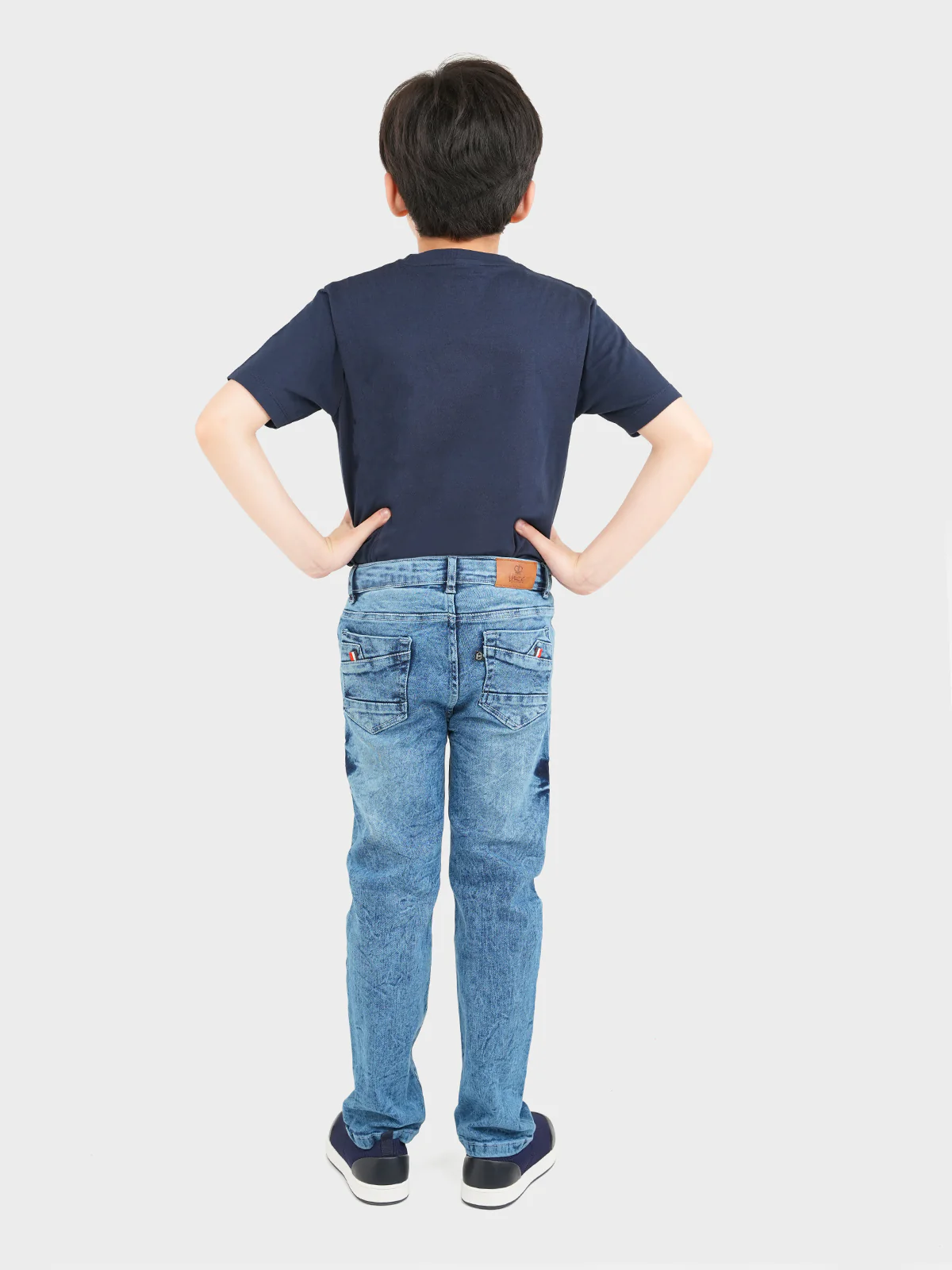 "ALAQUA" Causal Denim Pant - Image 4
