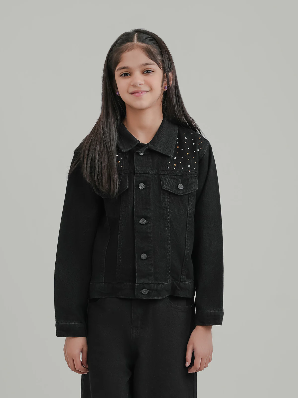 "ALARIC" Stylish Regular Fit Denim Jacket