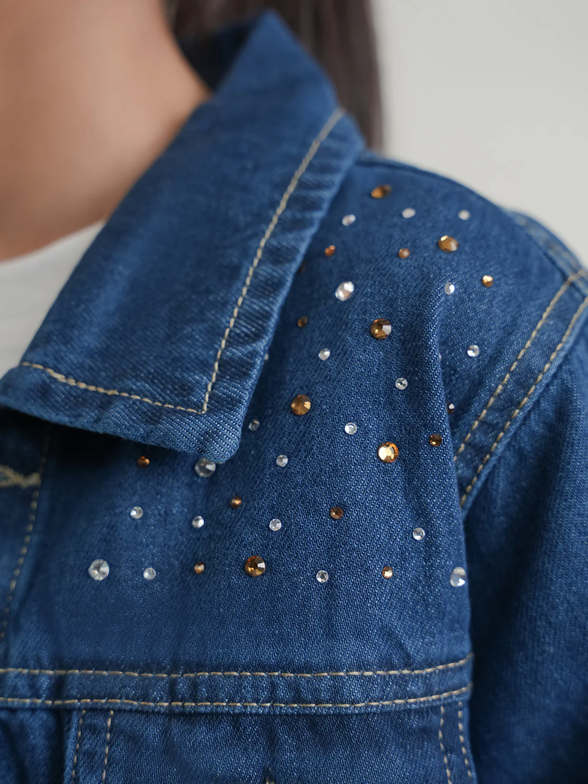"ALARIC" Stylish Regular Fit Denim Jacket - Image 4