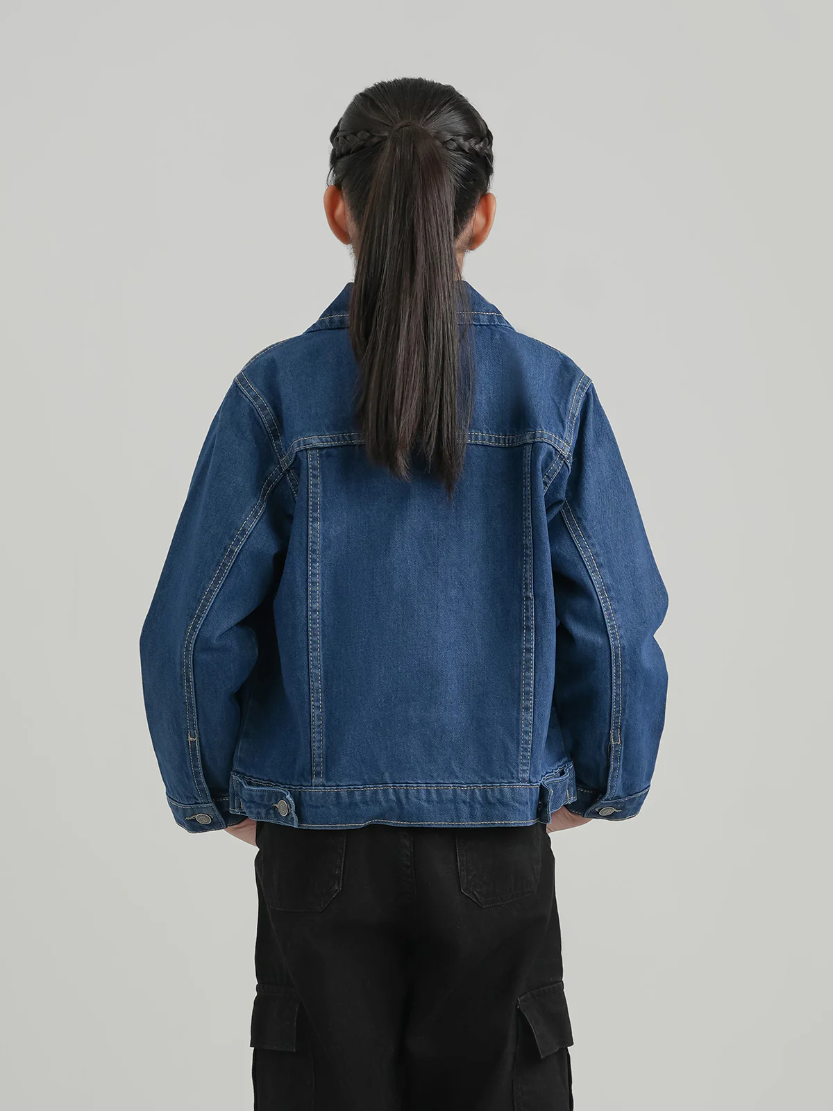 "ALARIC" Stylish Regular Fit Denim Jacket - Image 5