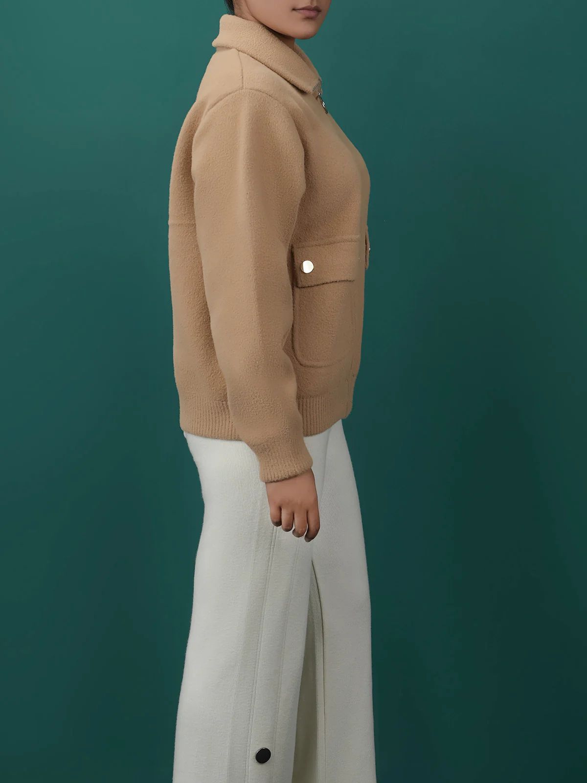"ALAYJA" Warm and Comfy Fleece Jacket - Image 3