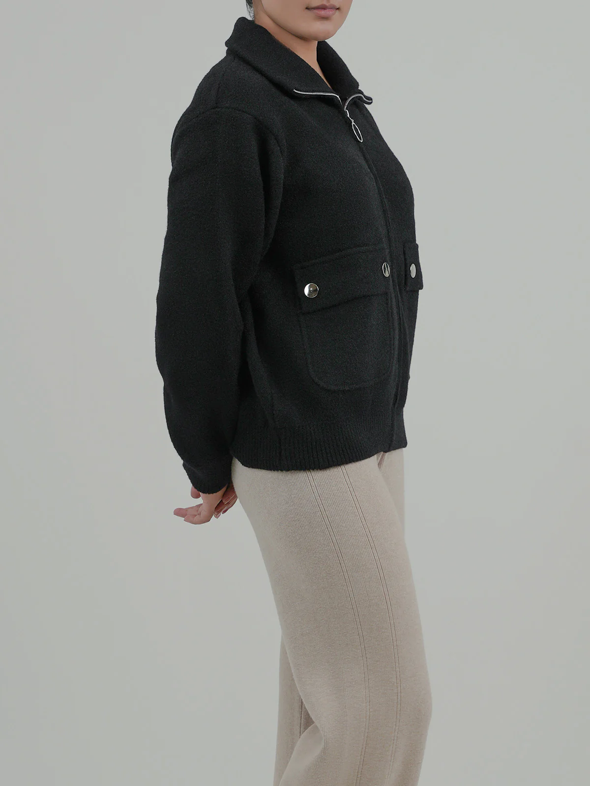 "ALAYJA" Warm and Comfy Fleece Jacket - Image 3