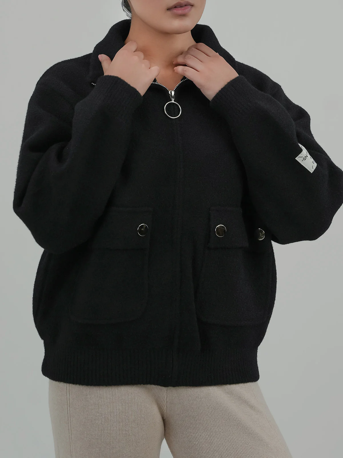 "ALAYJA" Warm and Comfy Fleece Jacket - Image 4