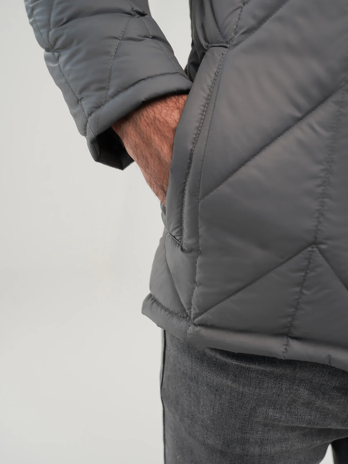 "ALCYONE" Casual Zipper Puffer Jacket - Image 4