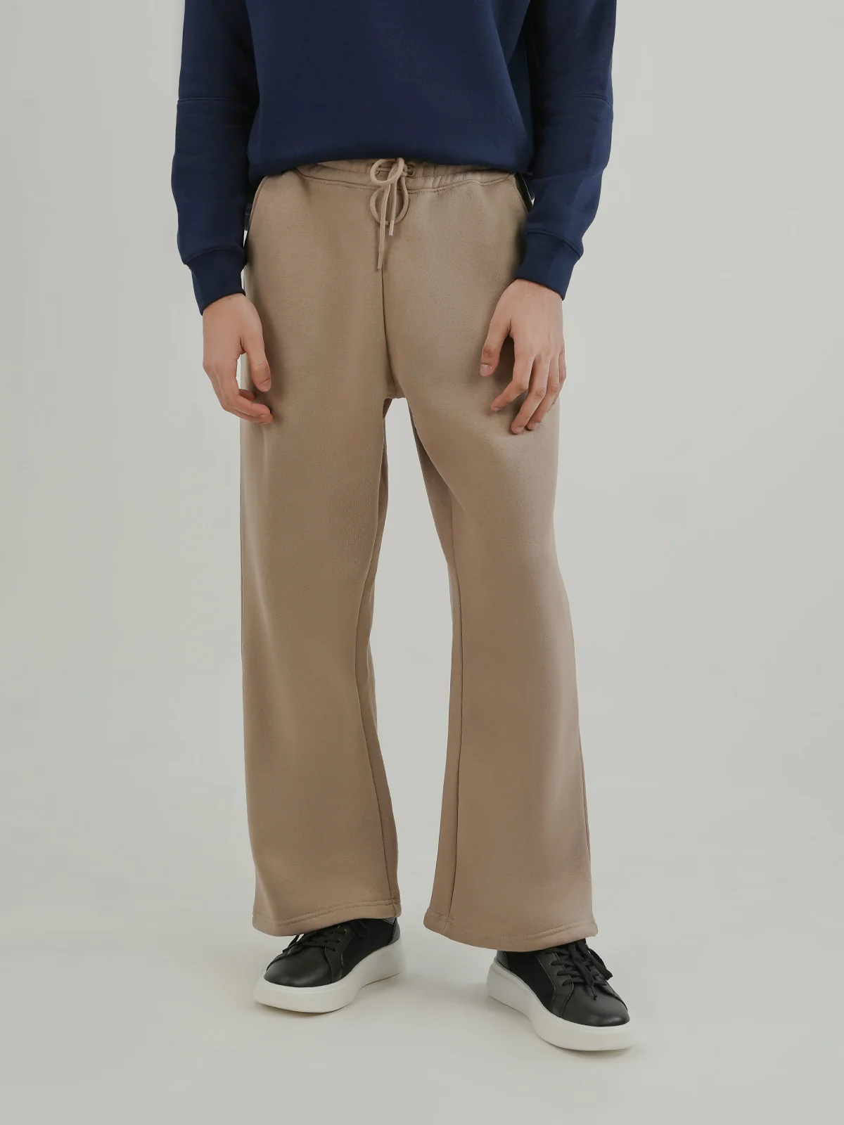 "ALDANA" Basic Regular Fit Fleece Trousers