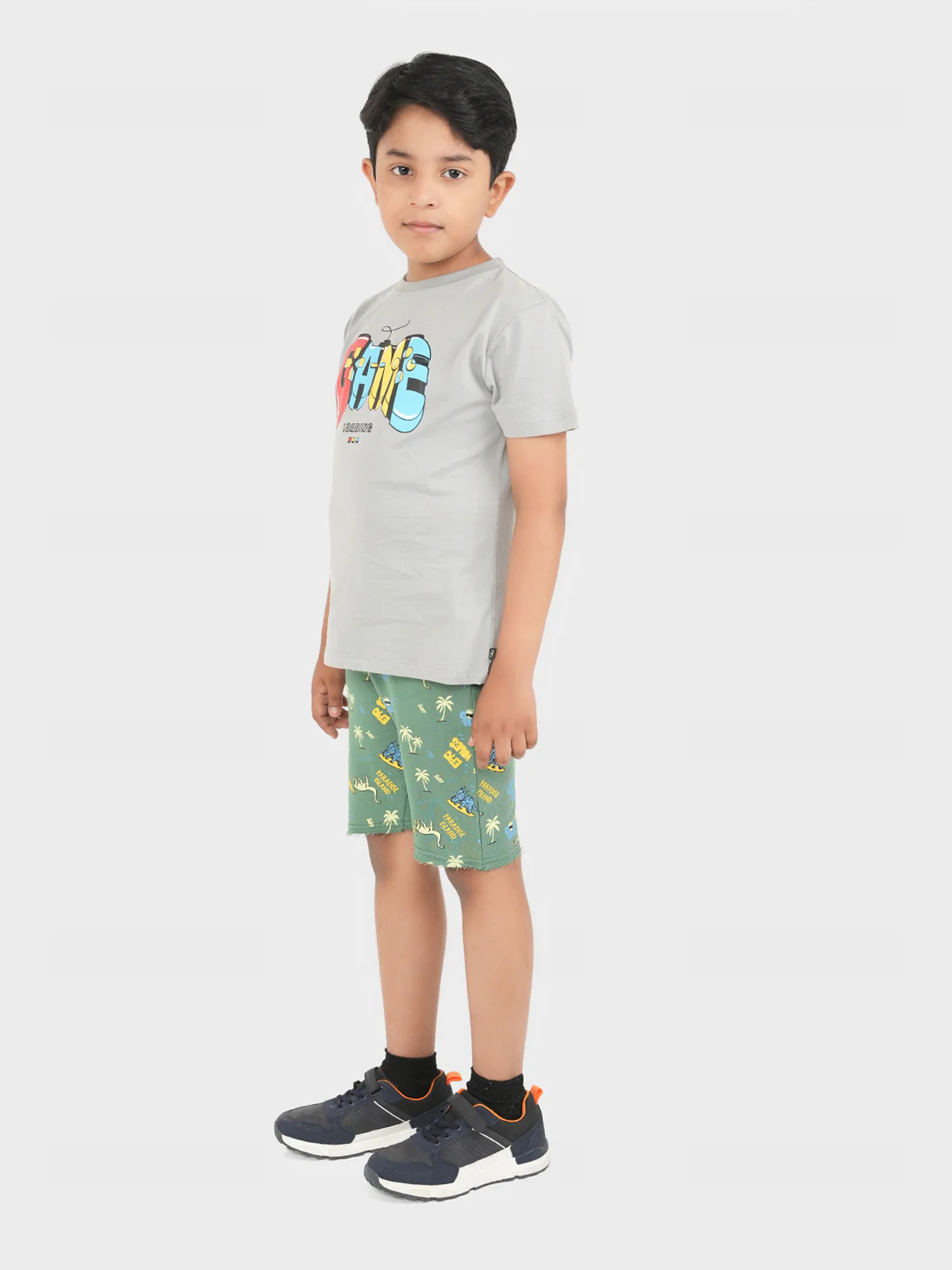 "ALED" Casual Terry Shorts - Image 2