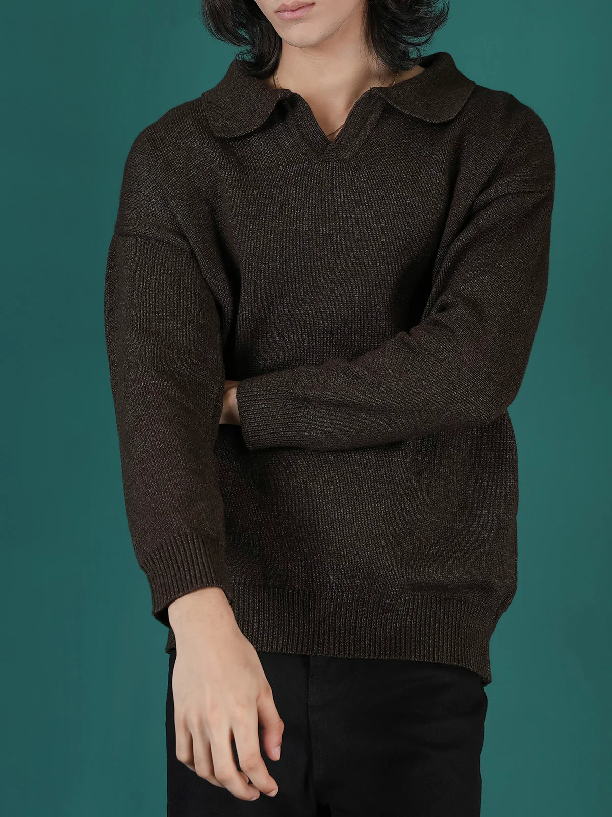 "ALFRED" Basic Regular Fit Sweaters - Image 3