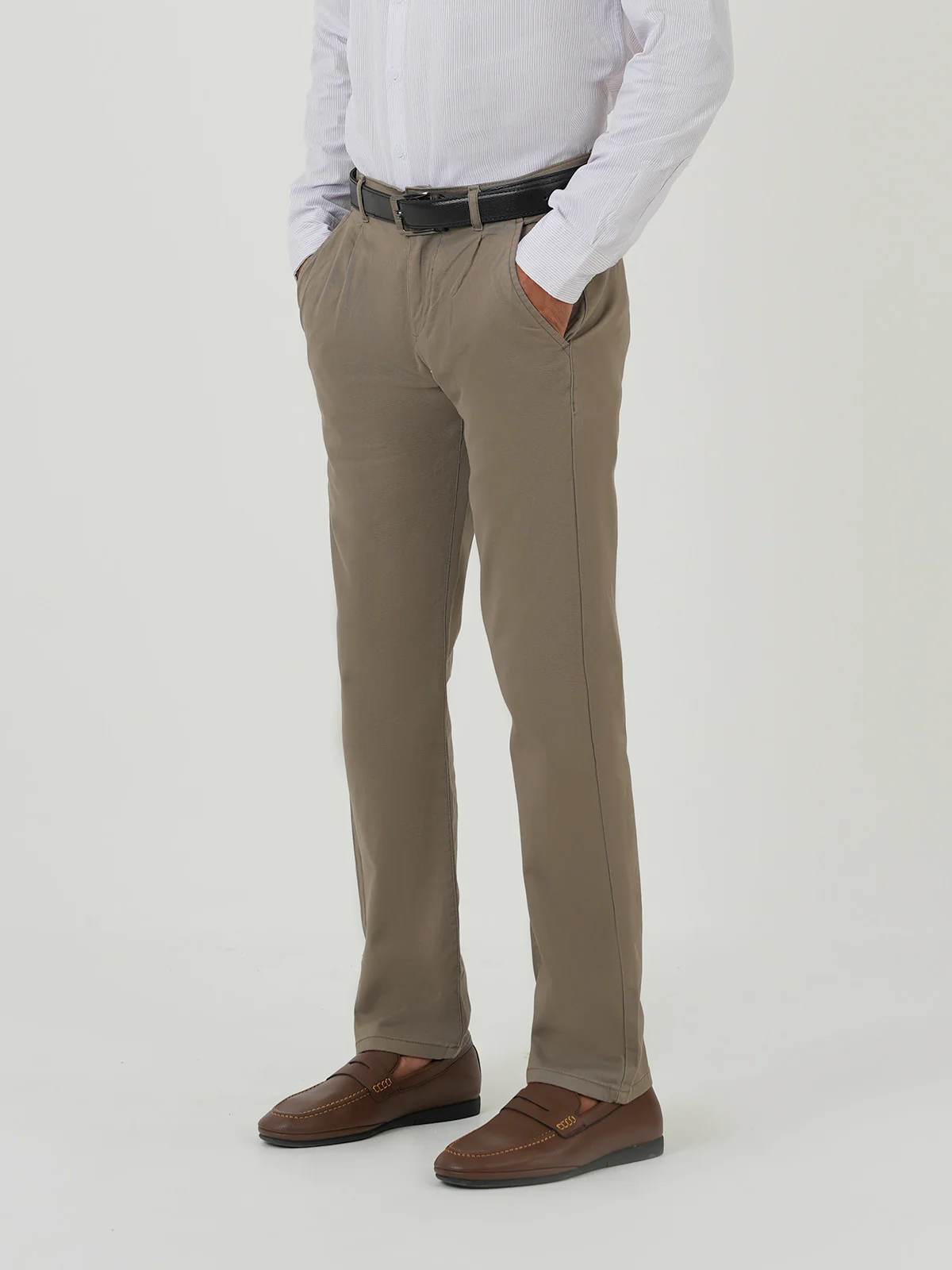 "ALKAS" Casual Straight Fit Chino - Image 3