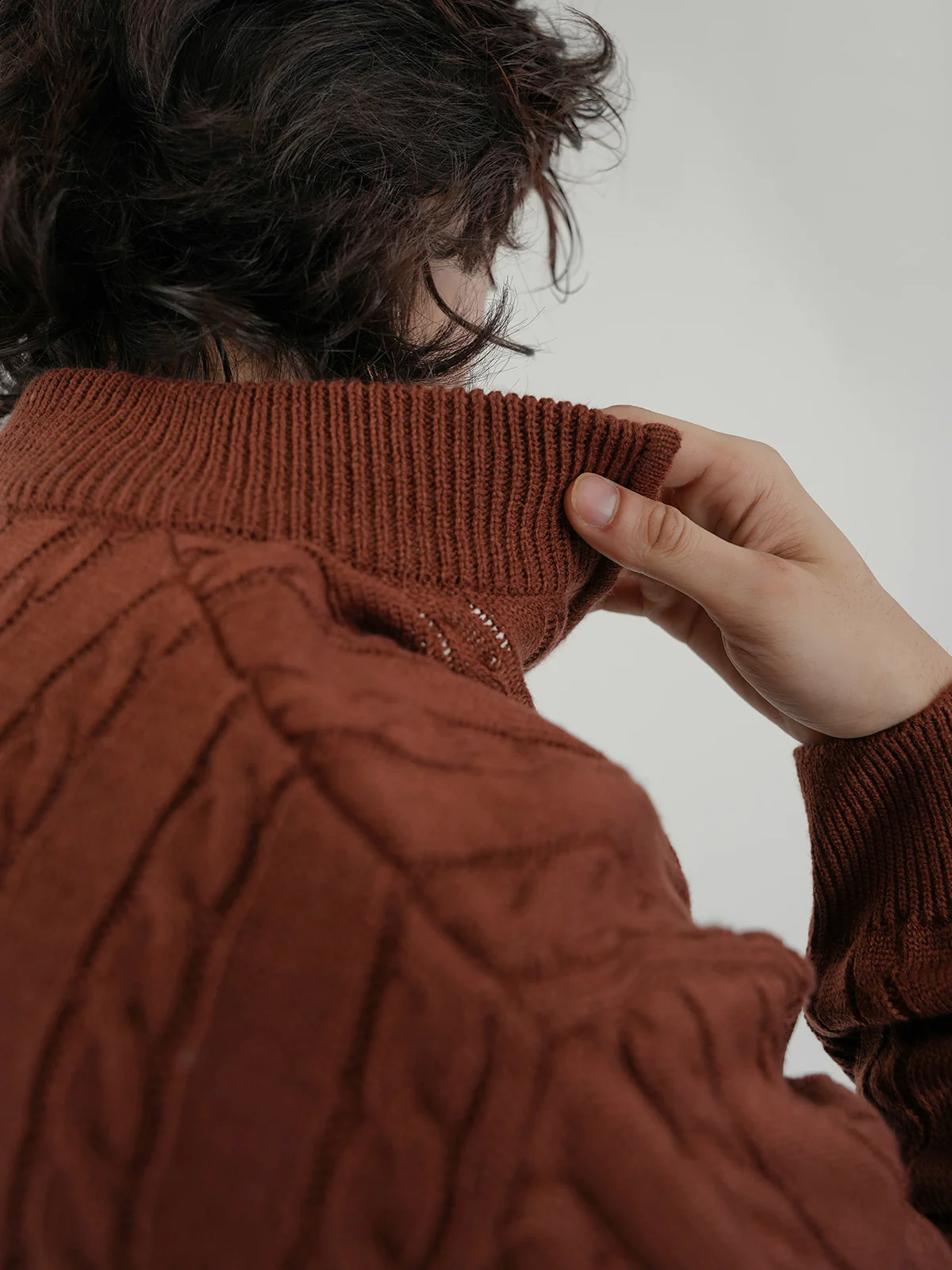 "ALSTON" Regular Fit Textured Acrylic Sweater - Image 4