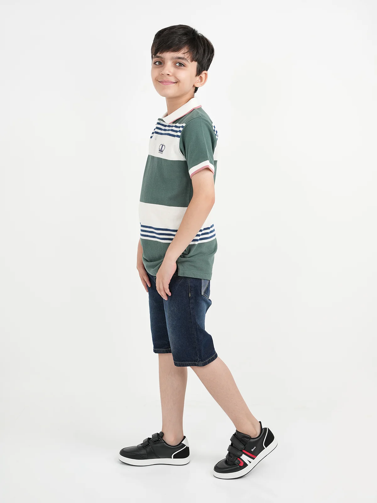 "AMADI" Kids Casual Summer Polo Shirt - Image 2