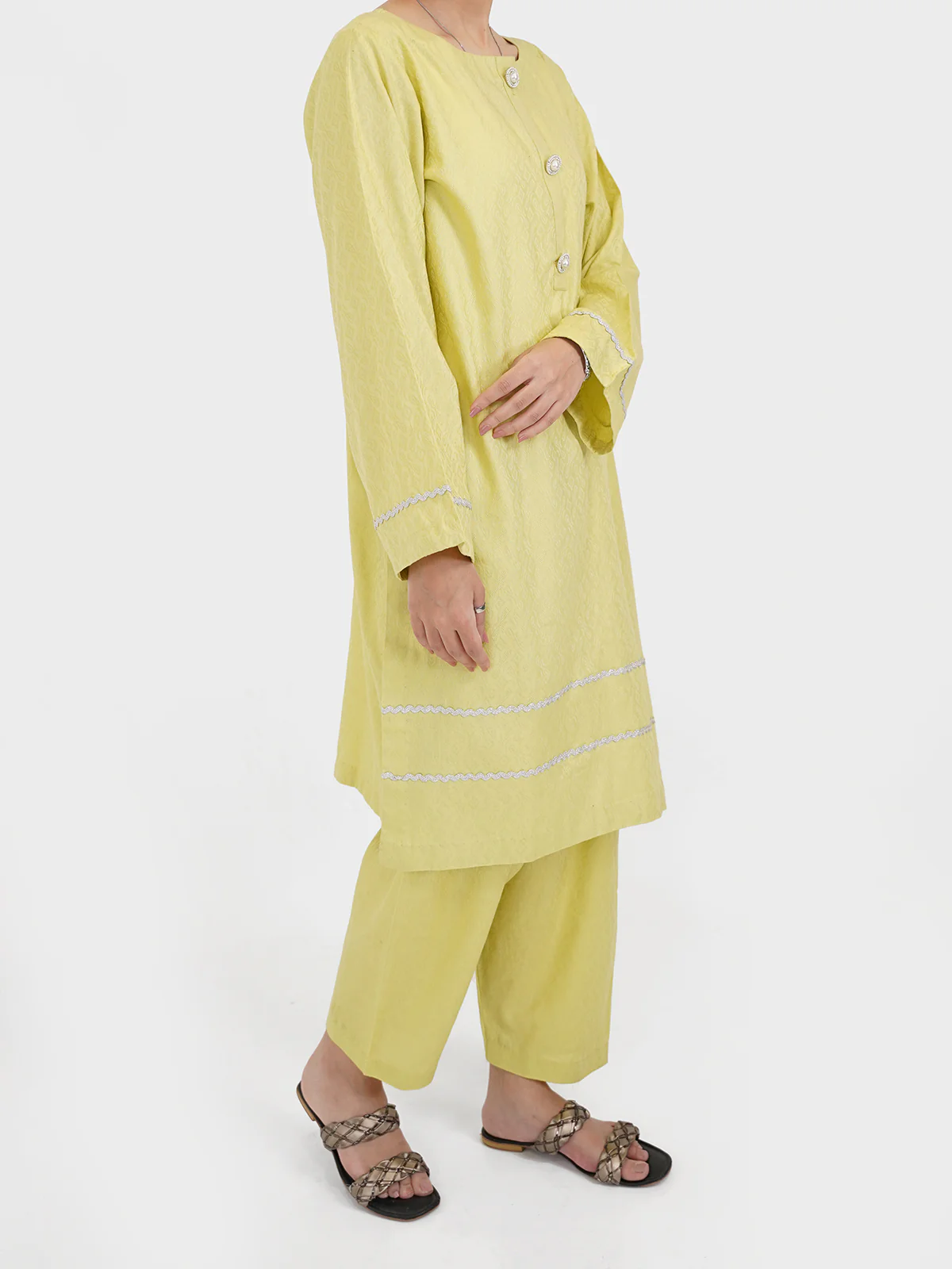 "AMATE" Jacquard Two Piece Suit - Image 4