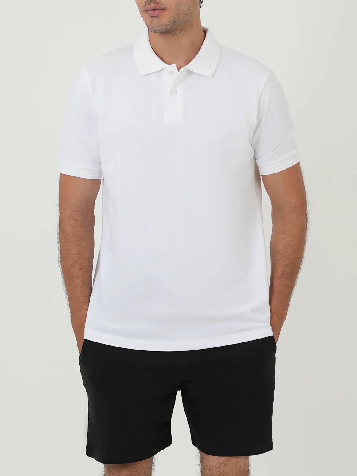 "AMAXA" Basic Regular Fit Polo Shirt