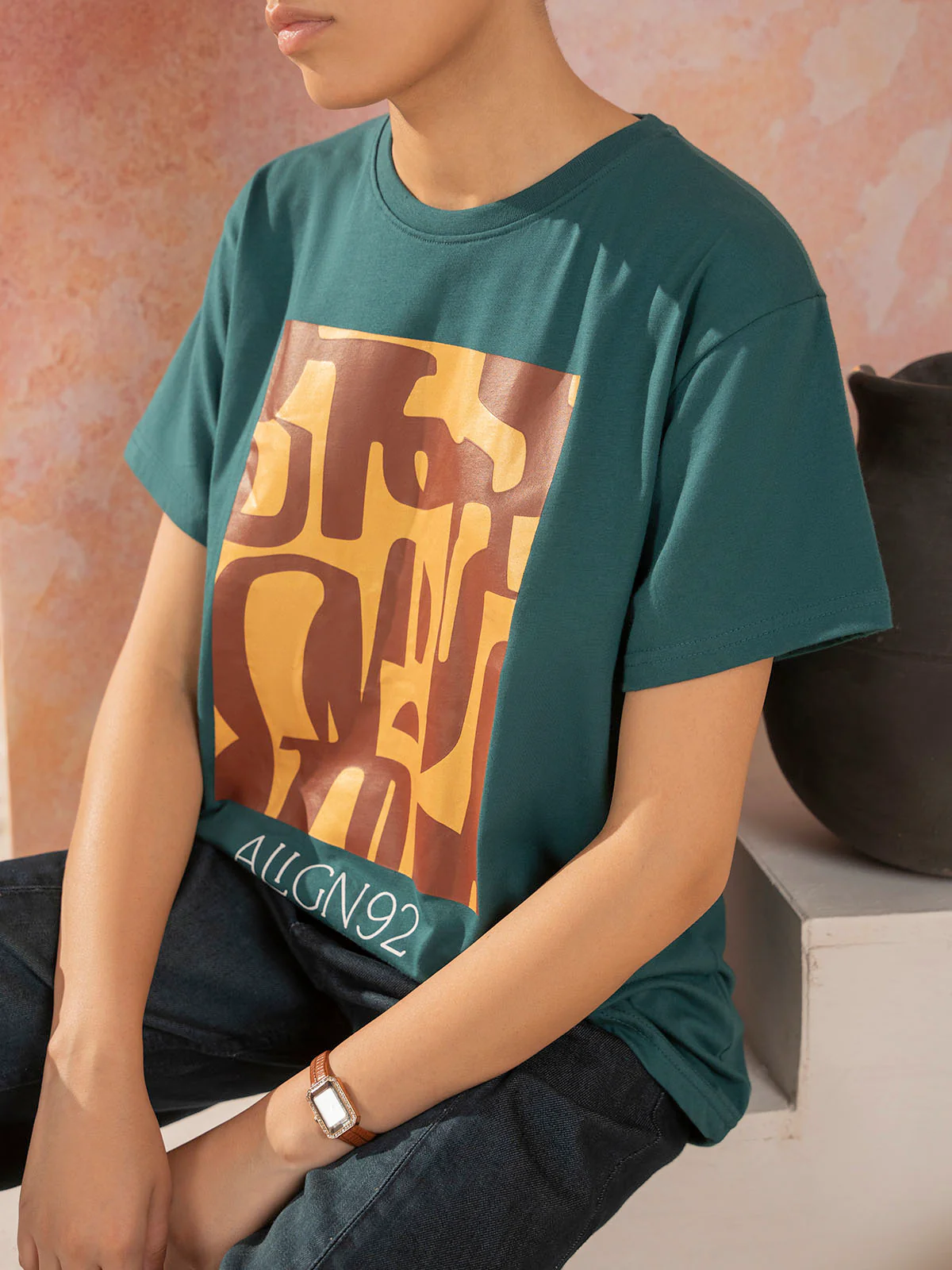 "AMIRIR" Graphic Regular Fit T-Shirt - Image 4
