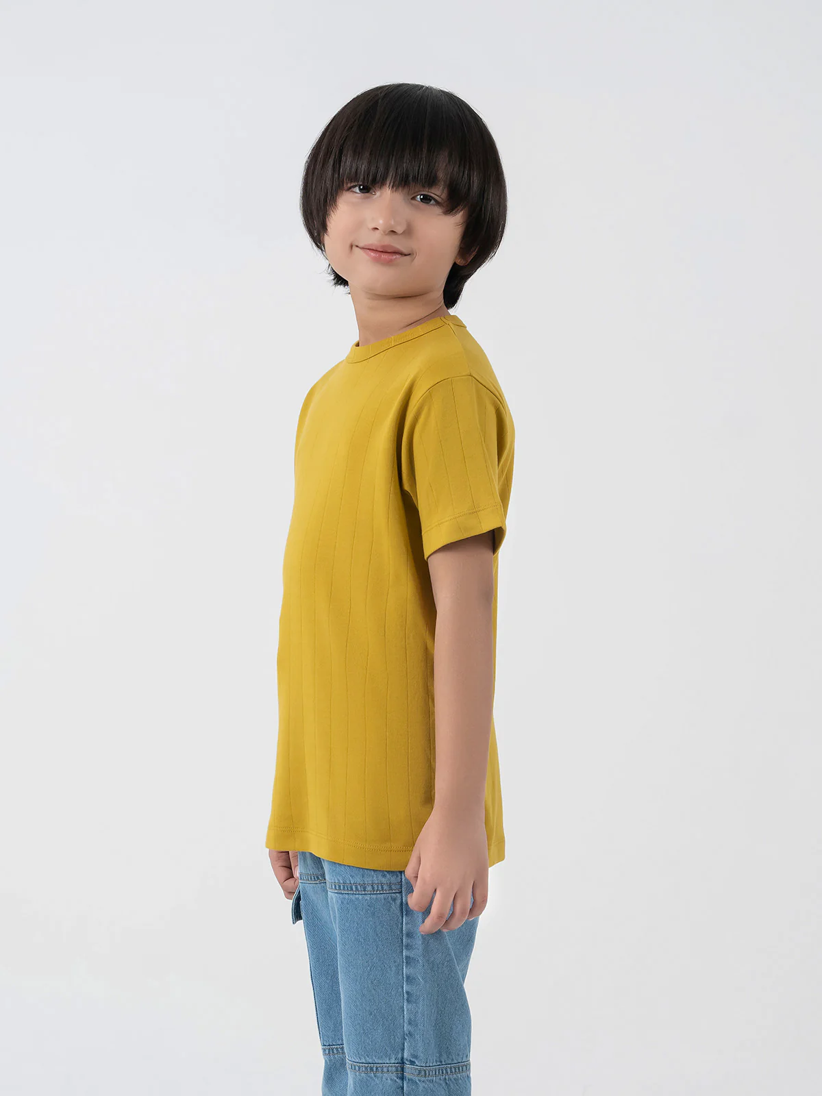 "ANAND" Basic Regular Fit Interlock T-Shirt - Image 2