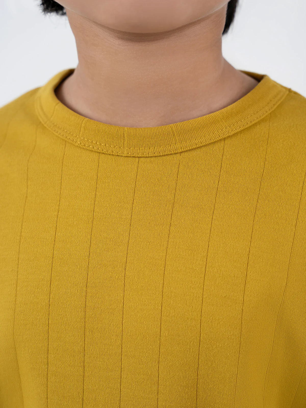 "ANAND" Basic Regular Fit Interlock T-Shirt - Image 3