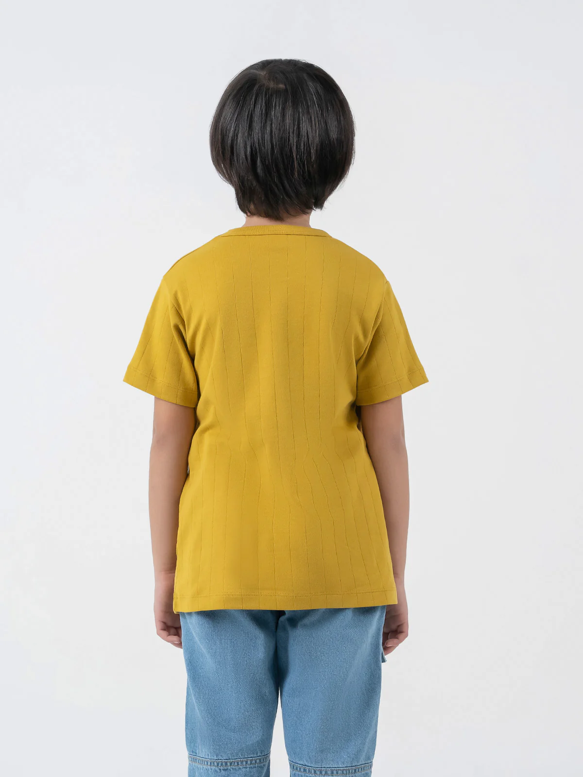 "ANAND" Basic Regular Fit Interlock T-Shirt - Image 5