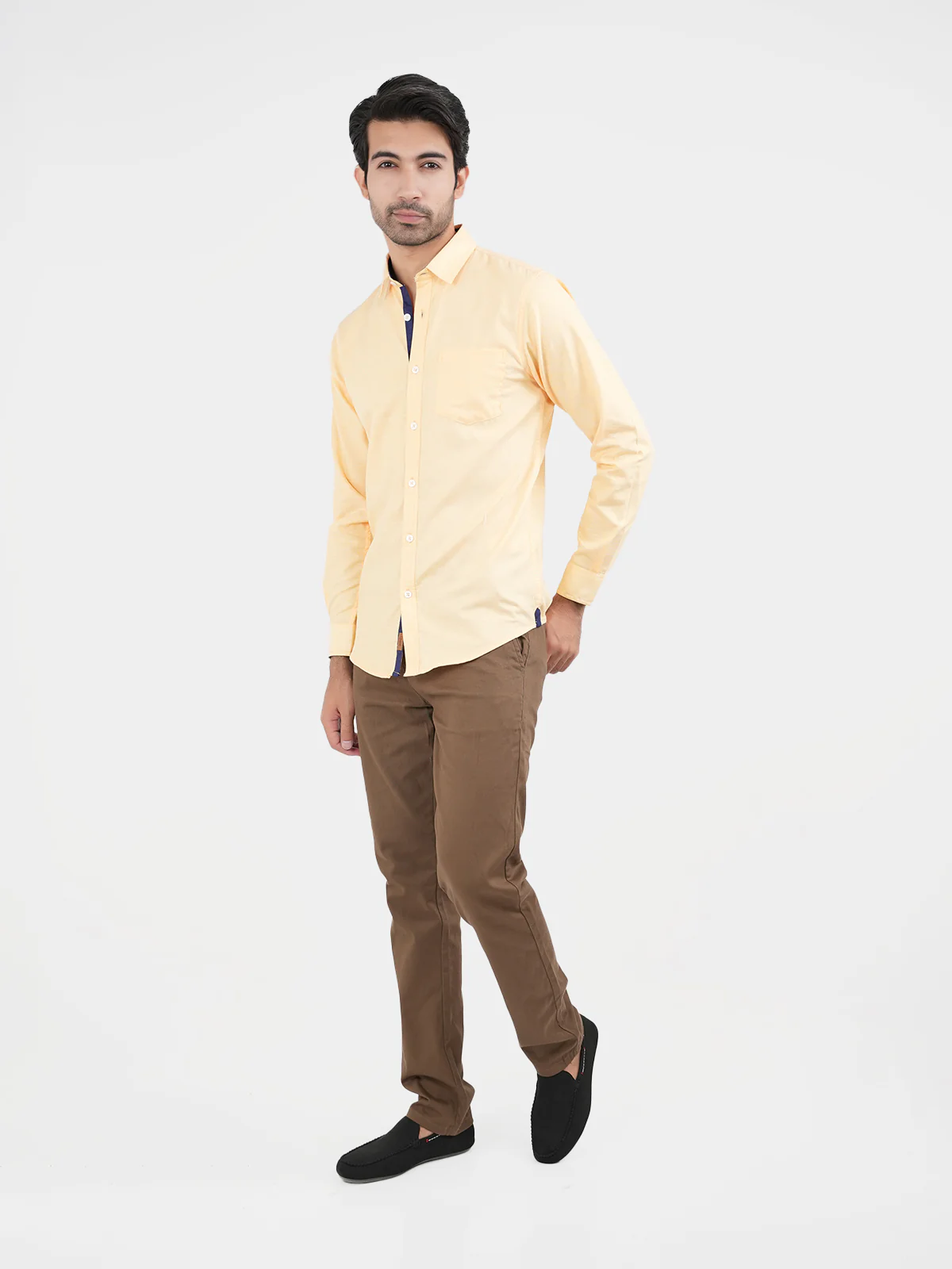 "ANANKIZ" Casual Cotton Slim Fit Shirt - Image 2
