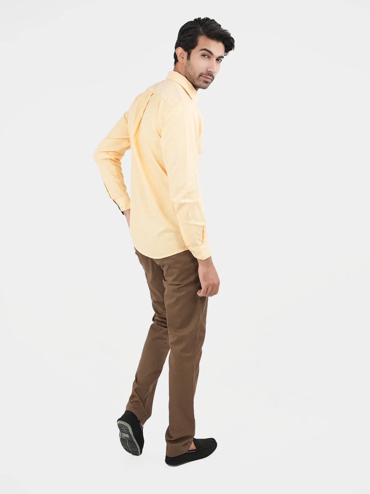 "ANANKIZ" Casual Cotton Slim Fit Shirt - Image 4