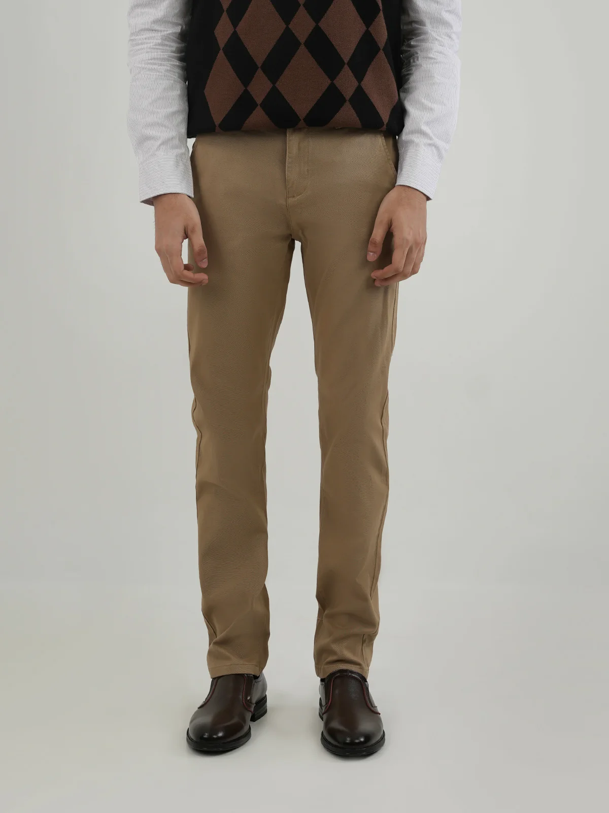 "ANATOLE" Casual Slim Fit Twill Chino