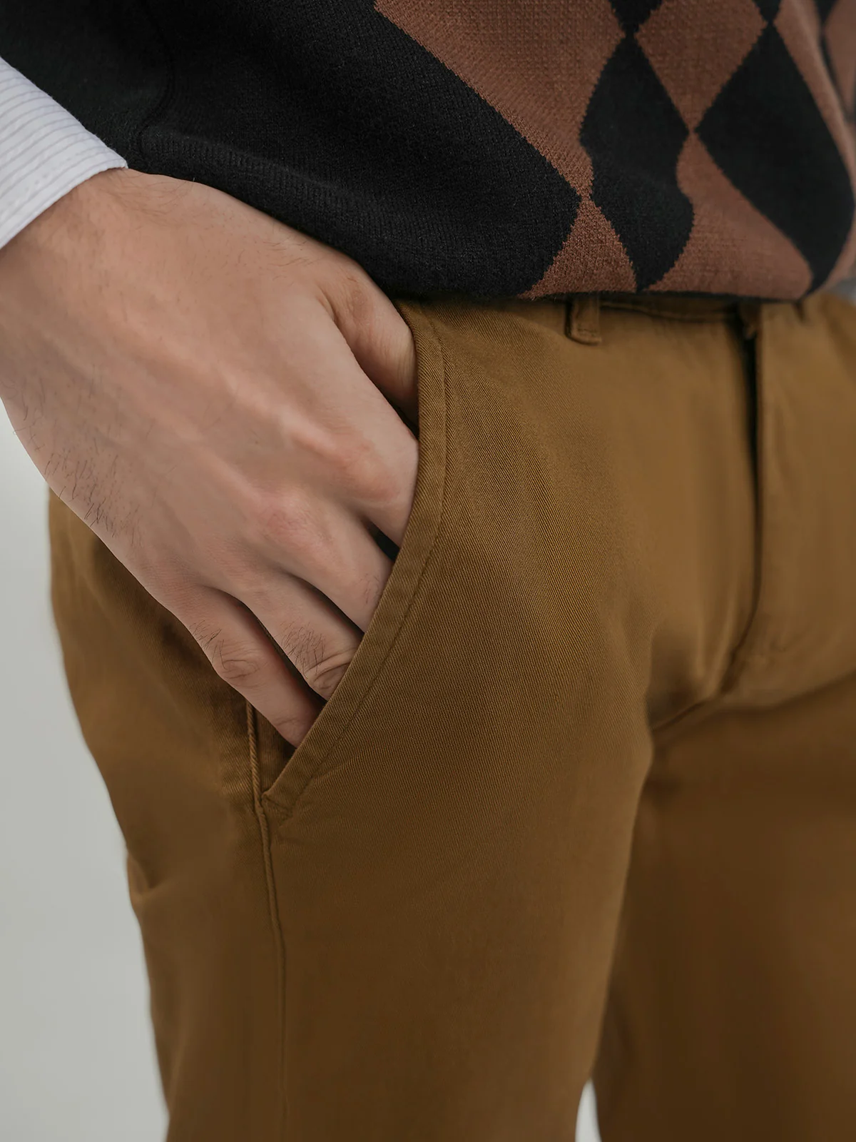"ANATOLE" Casual Slim Fit Twill Chino - Image 3